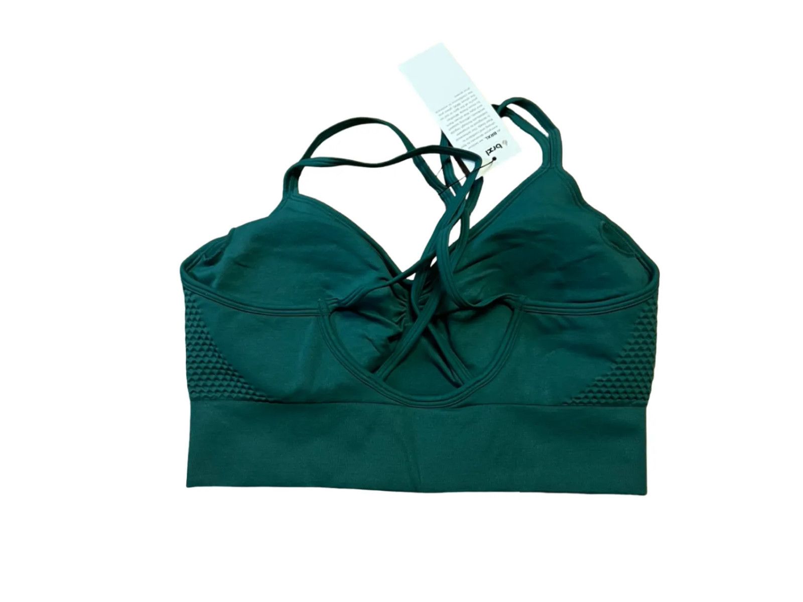 Other Brxl Womens Sports Bra L Green Athletic NWT Size L / US 10 / IT 46 - 4 Thumbnail