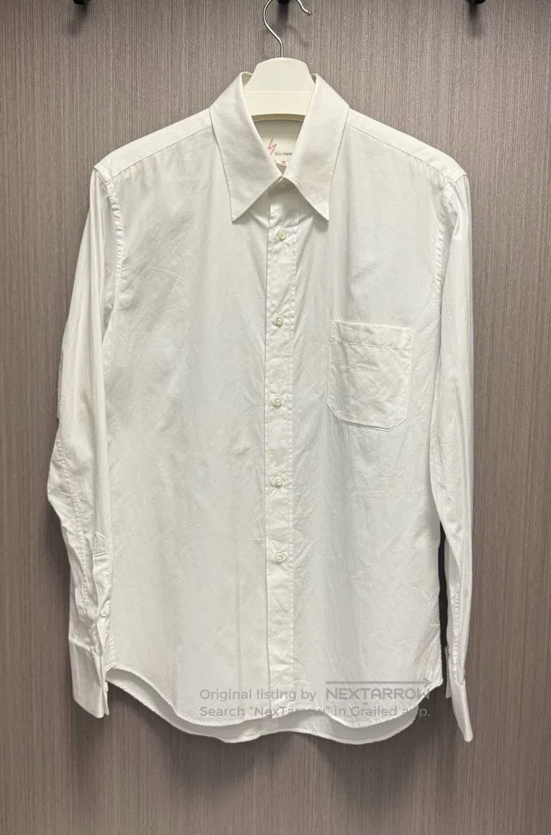 Yohji Yamamoto Yohji Yamamoto 07aw Empire Collar Gentleman Shirt Size US XXS / EU 40 - 1 Thumbnail