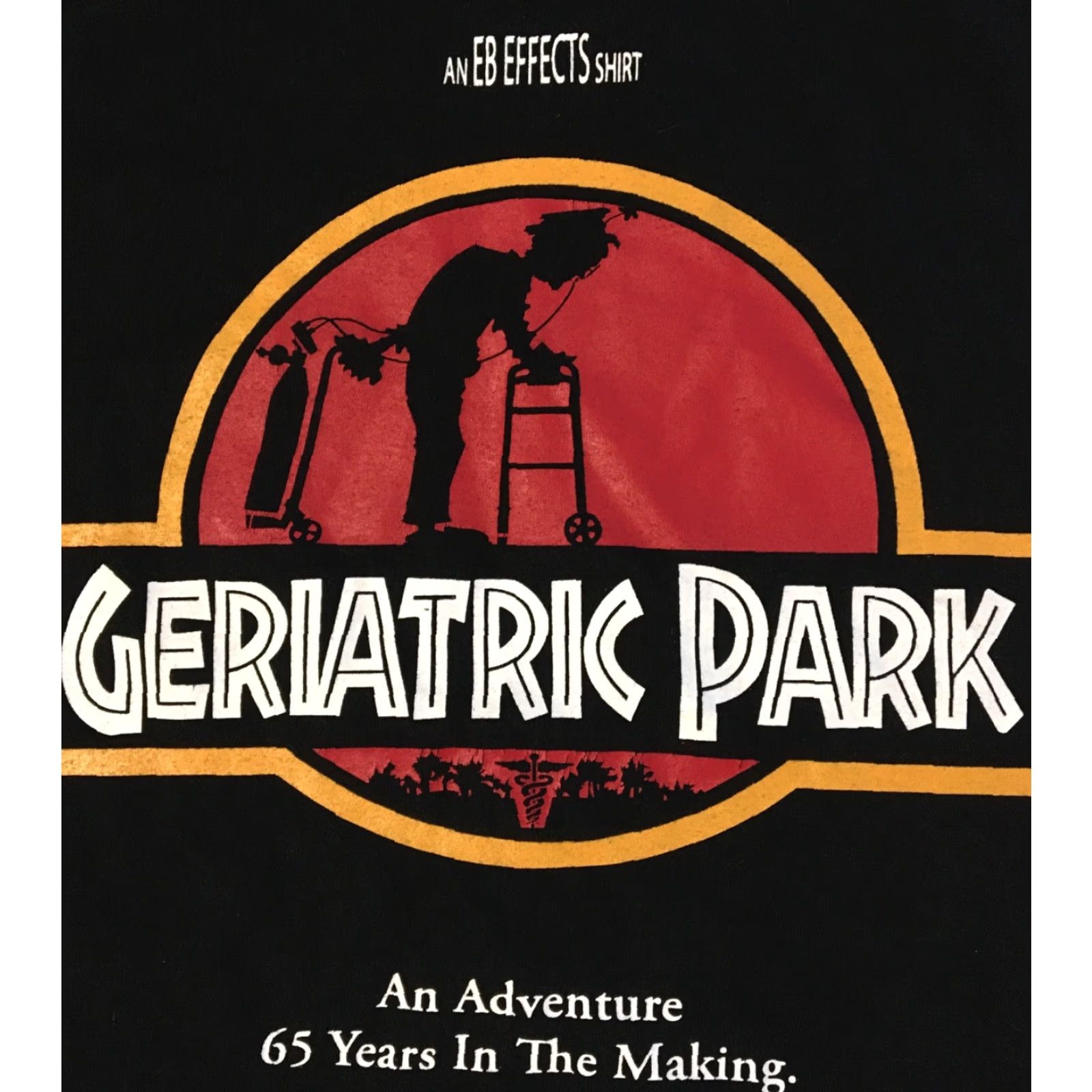 Vintage VINTAGE Geriatric Jurassic Park Parody Shirt L Oregon Humor Funny Dad Joke Grandpa Shirt Size US L / EU 52-54 / 3 - 3 Thumbnail