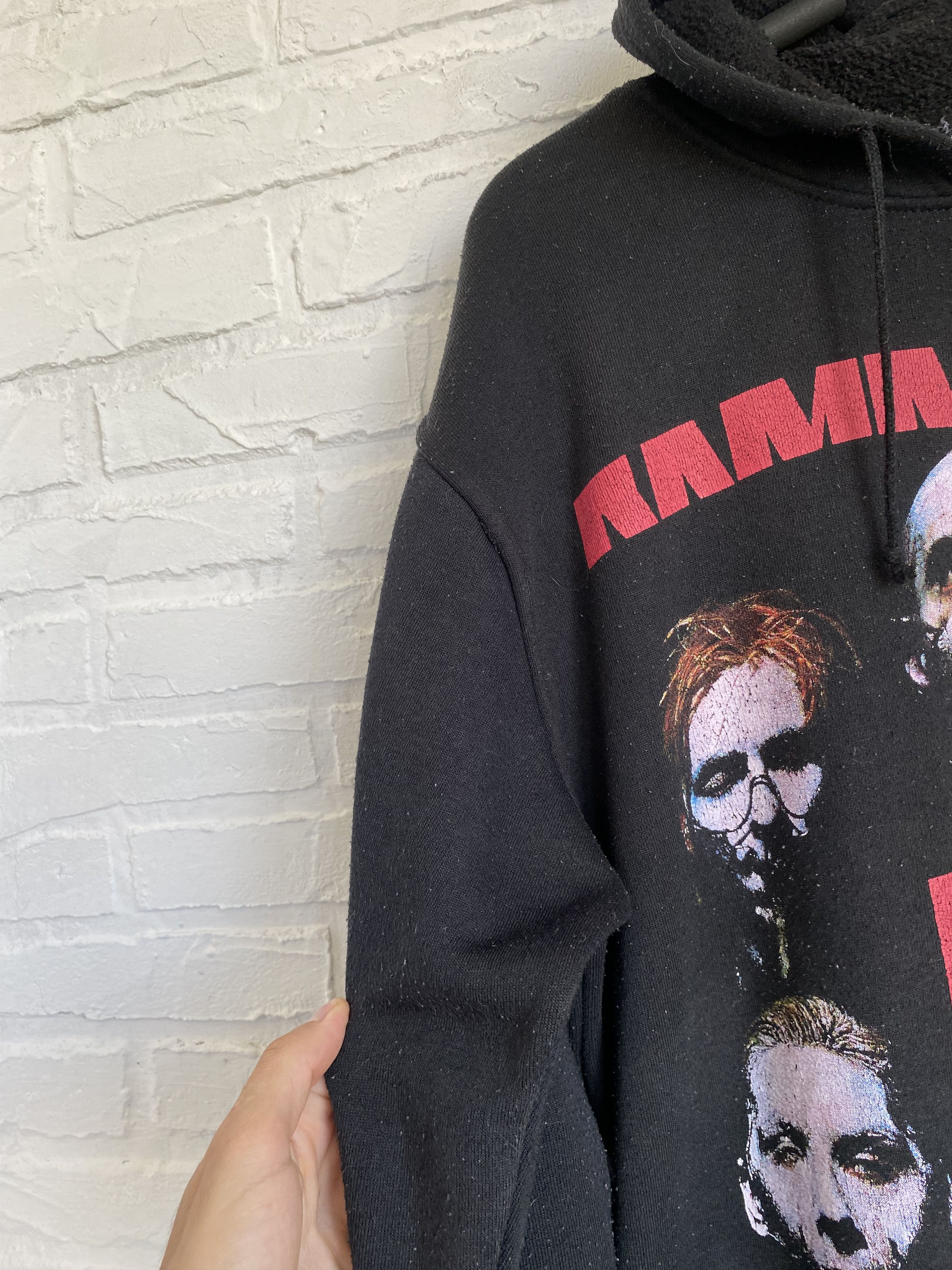 Band Tees × Vintage Vintage 90s Rammstein sehnsucht hoodie Size US M / EU 48-50 / 2 - 6 Thumbnail