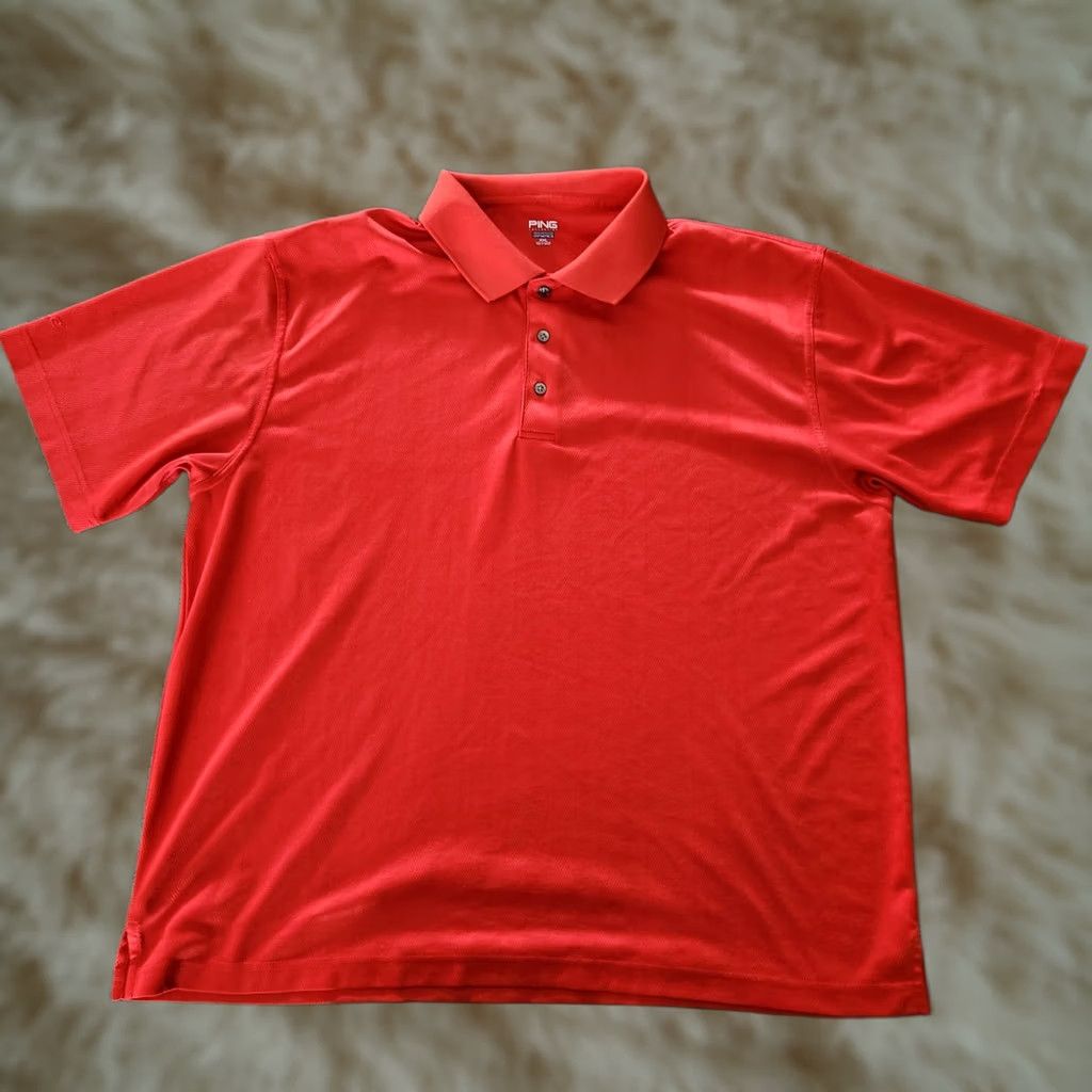 Vintage Ping Polo Shirt Mens XXL Burnt Orange Performance Dynamics Collection Golf Shirt Size US XXL / EU 58 / 5 - 1 Thumbnail