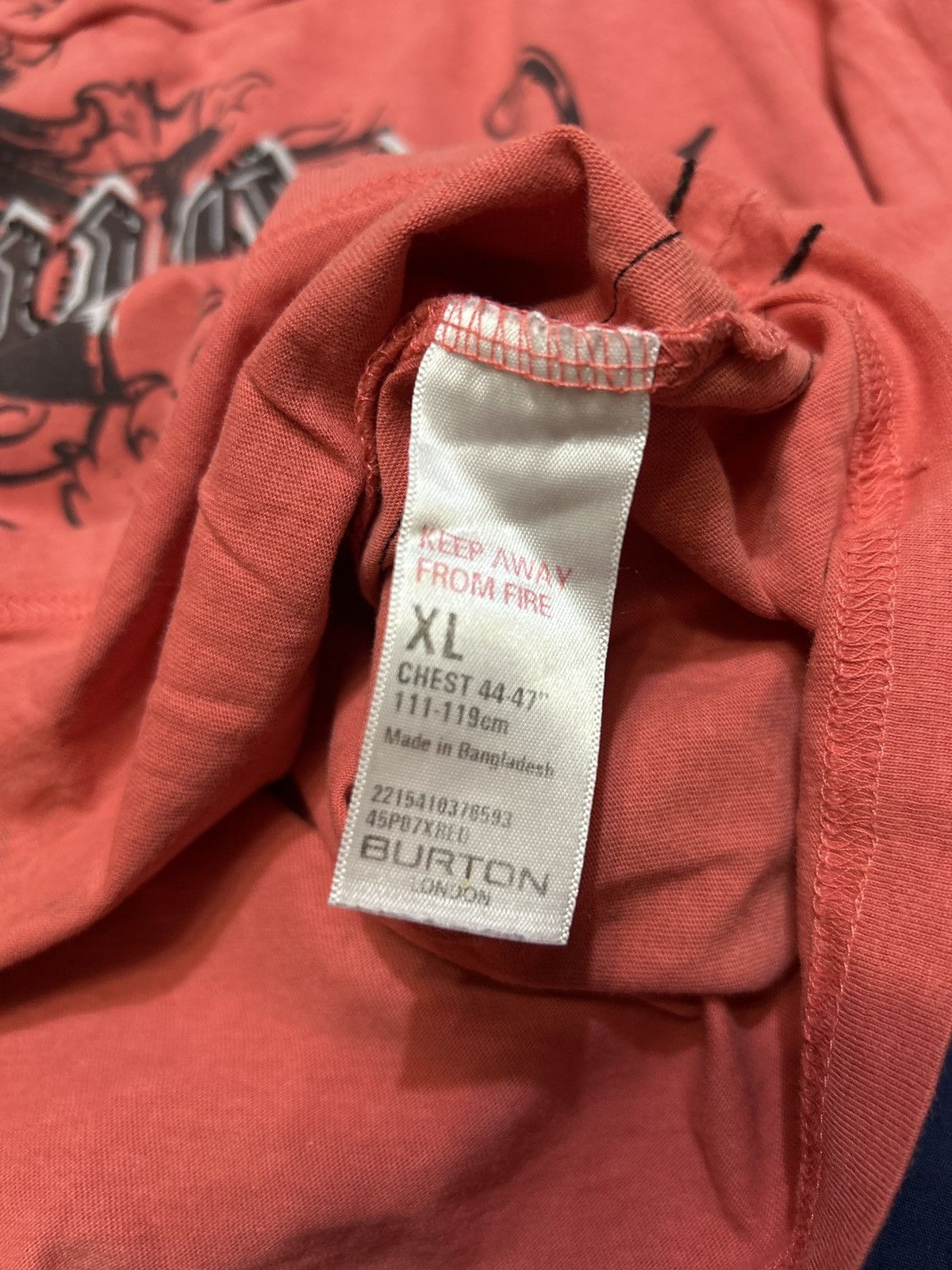 Burton Rare Burton Affliction Style Skull Ed hardy style Y2K Tee Size US XL / EU 56 / 4 - 5 Thumbnail