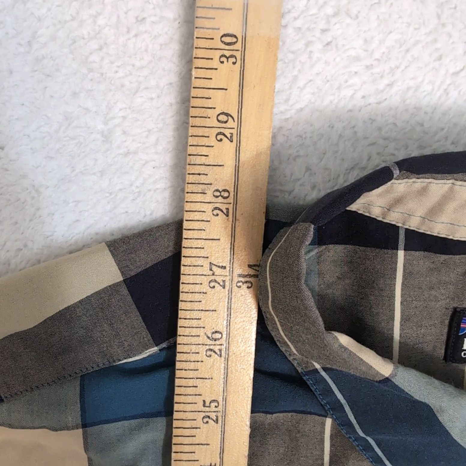 Patagonia Patagonia Shirt Mens Medium Blue Beige Plaid Short Sleeve Button Up Collared Size US M / EU 48-50 / 2 - 5 Thumbnail