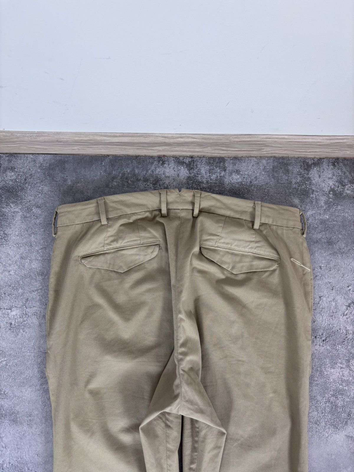 Other Cruna Men’s Beige Brown Chino Pants Trousers Cotton Blend Size US 34 / EU 50 - 18 Thumbnail