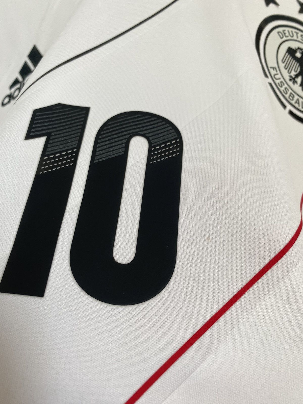 Adidas Germany 2012 2013 Podolski #10 Football Soccer Jersey France Size US XL / EU 56 / 4 - 5 Thumbnail
