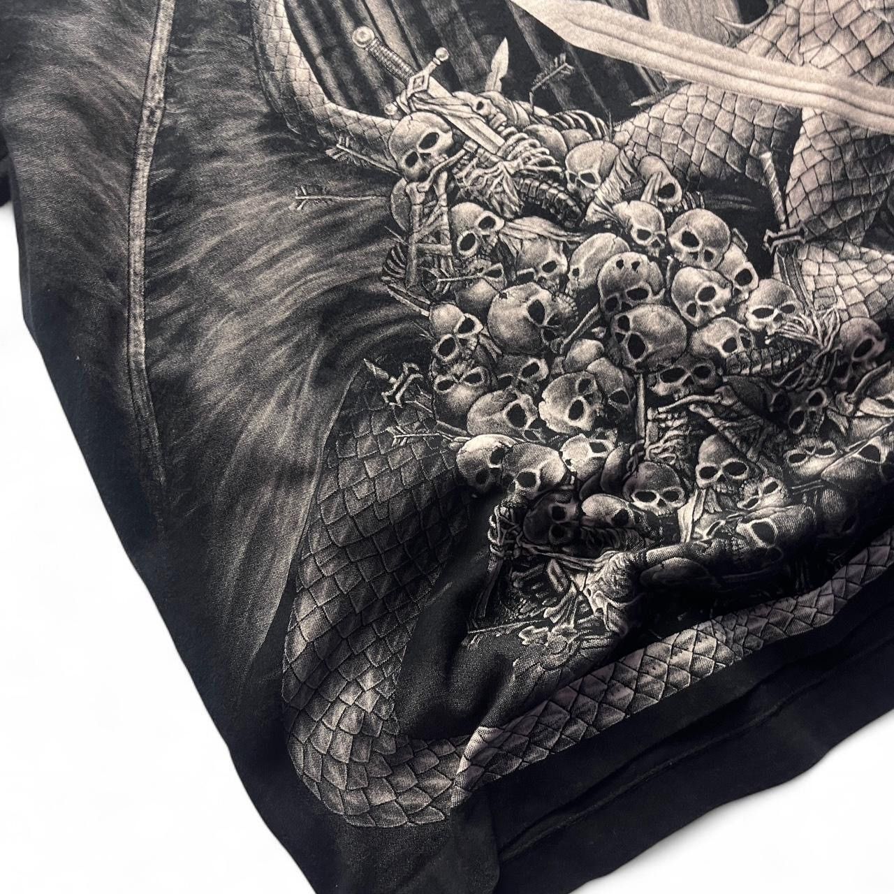 Liquid Blue 💫🌹90S RARE LIQUID BLUE DRAGON ALL OVER PRINT T SHIRT Y2K Size US S / EU 44-46 / 1 - 8 Thumbnail