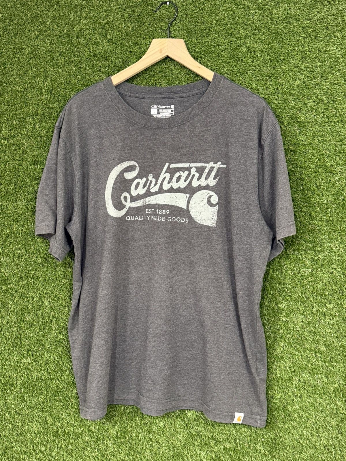 Carhartt Vintage Carhartt Relaxed Fit Cursive Script Logo Tee Large Size US L / EU 52-54 / 3 - 1 Thumbnail