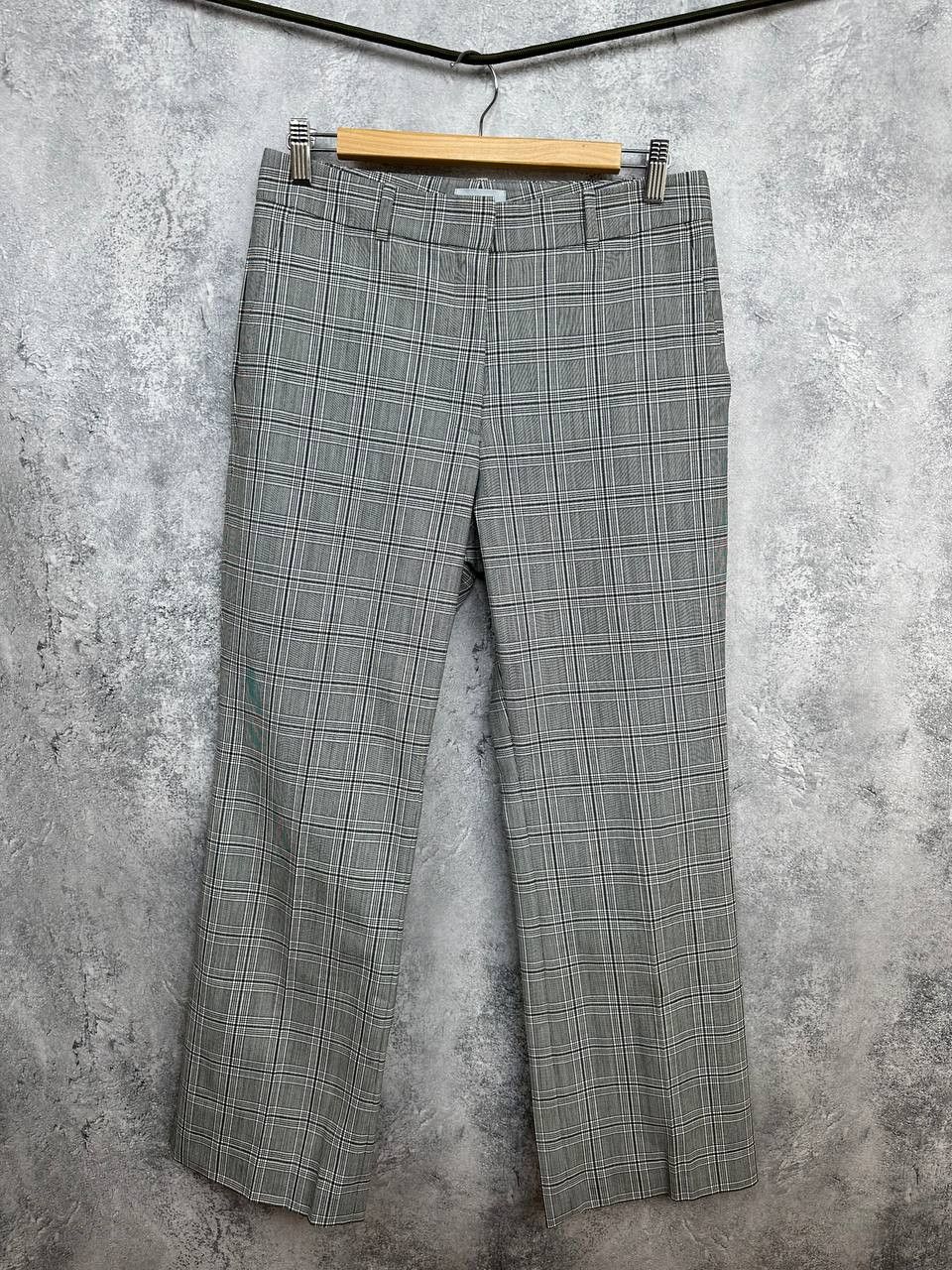 Jigsaw Jigsaw Check Pants Plaid Straight Leg Trousers Wool Blend Size 27" / US 4 / IT 40 - 1 Thumbnail