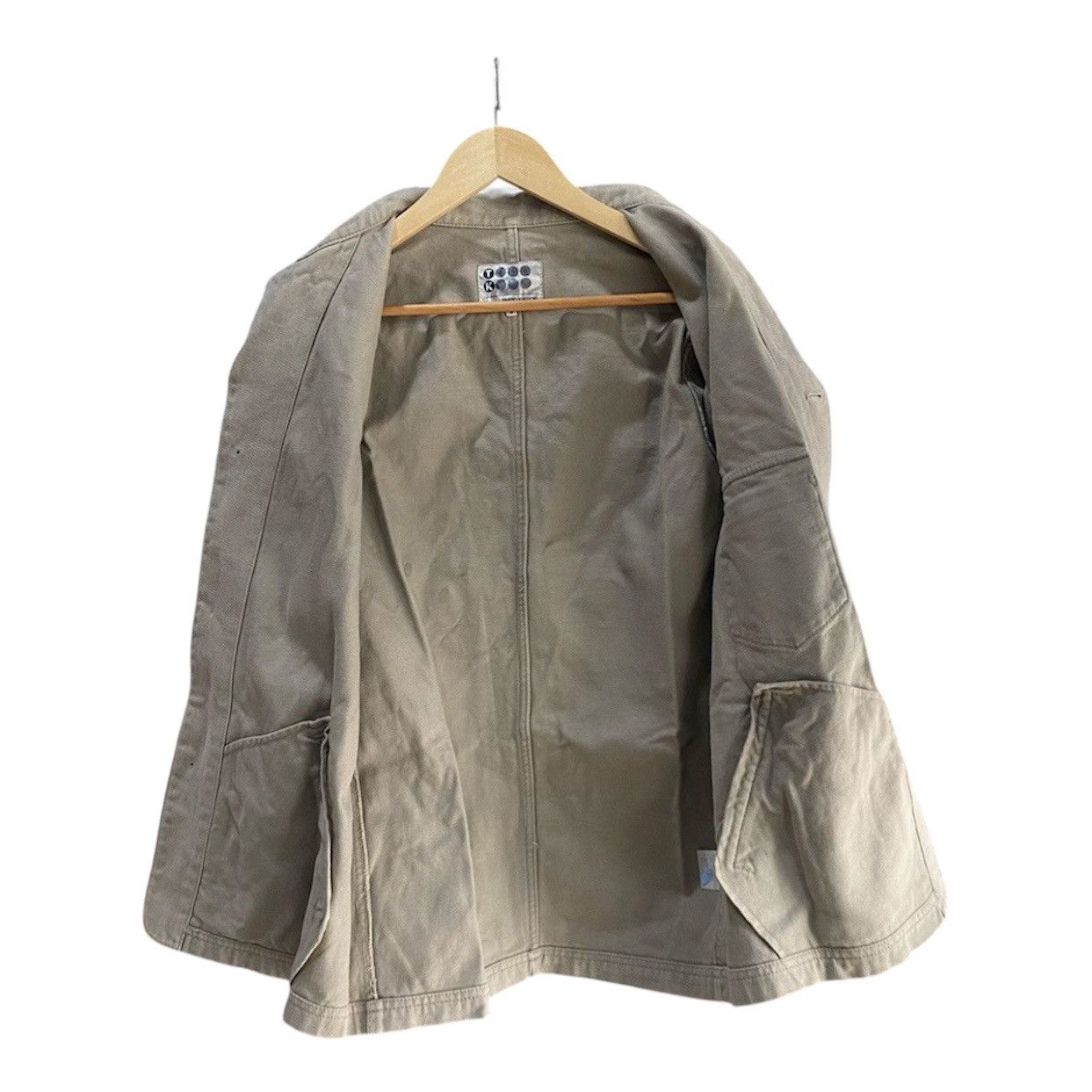 Takeo Kikuchi Takeo Kikuchi Japan Vintage Chore Jacket Workwear Style Size US L / EU 52-54 / 3 - 3 Thumbnail