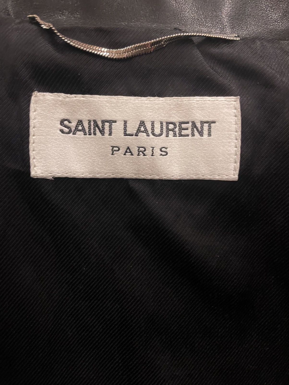 Hedi Slimane × Saint Laurent Paris GRAIL SS15 PSYCH ROCK CIRCUS WESTERN OILED CALFSKIN JACKET Size US M / EU 48-50 / 2 - 14 Thumbnail