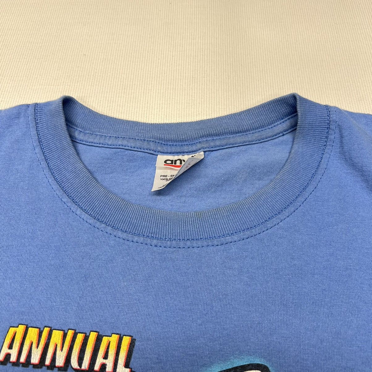 Anvil × Vintage VTG Car Tee Anvil Shirt Blue Hot Rod Classic Custom Graphic Size US XL / EU 56 / 4 - 7 Thumbnail