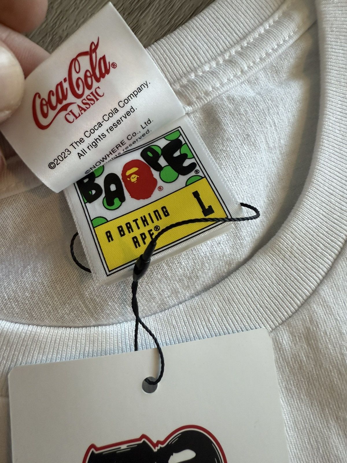 Bape × Coca Cola Bape x Coca Cola Polar Bear Tee Size US L / EU 52-54 / 3 - 8 Thumbnail