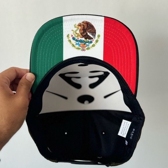 Designer BRAND NEW ROOSTER MEXICO OLIVE/BLACK FLAT BILL SNAPBACK Size ONE SIZE - 5 Thumbnail