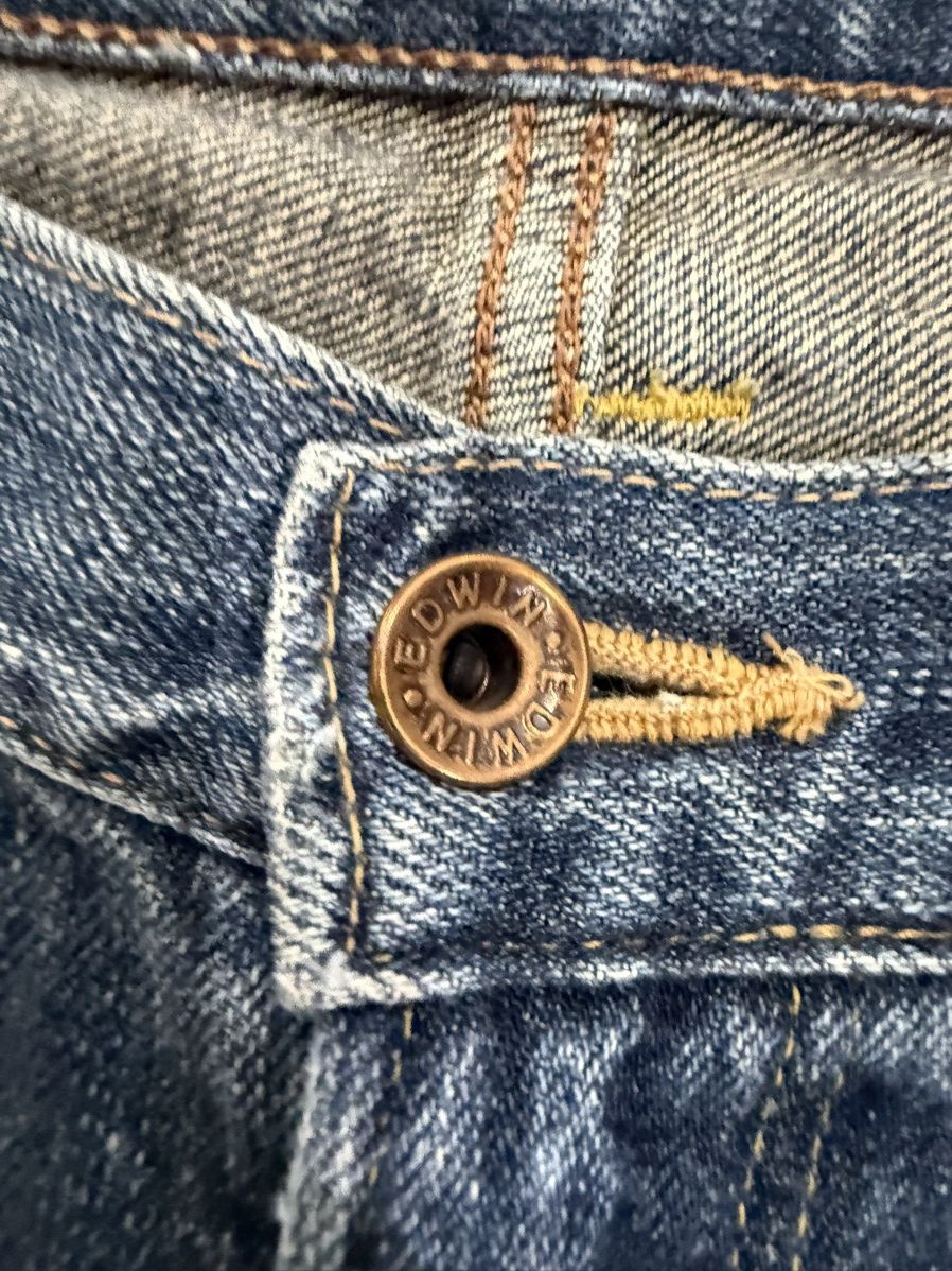 Edwin 90’s EDWIN 505ZX RARE BACK POCKET LOGO Y2K RETRO JAPAN PANTS Size US 36 / EU 52 - 11 Thumbnail