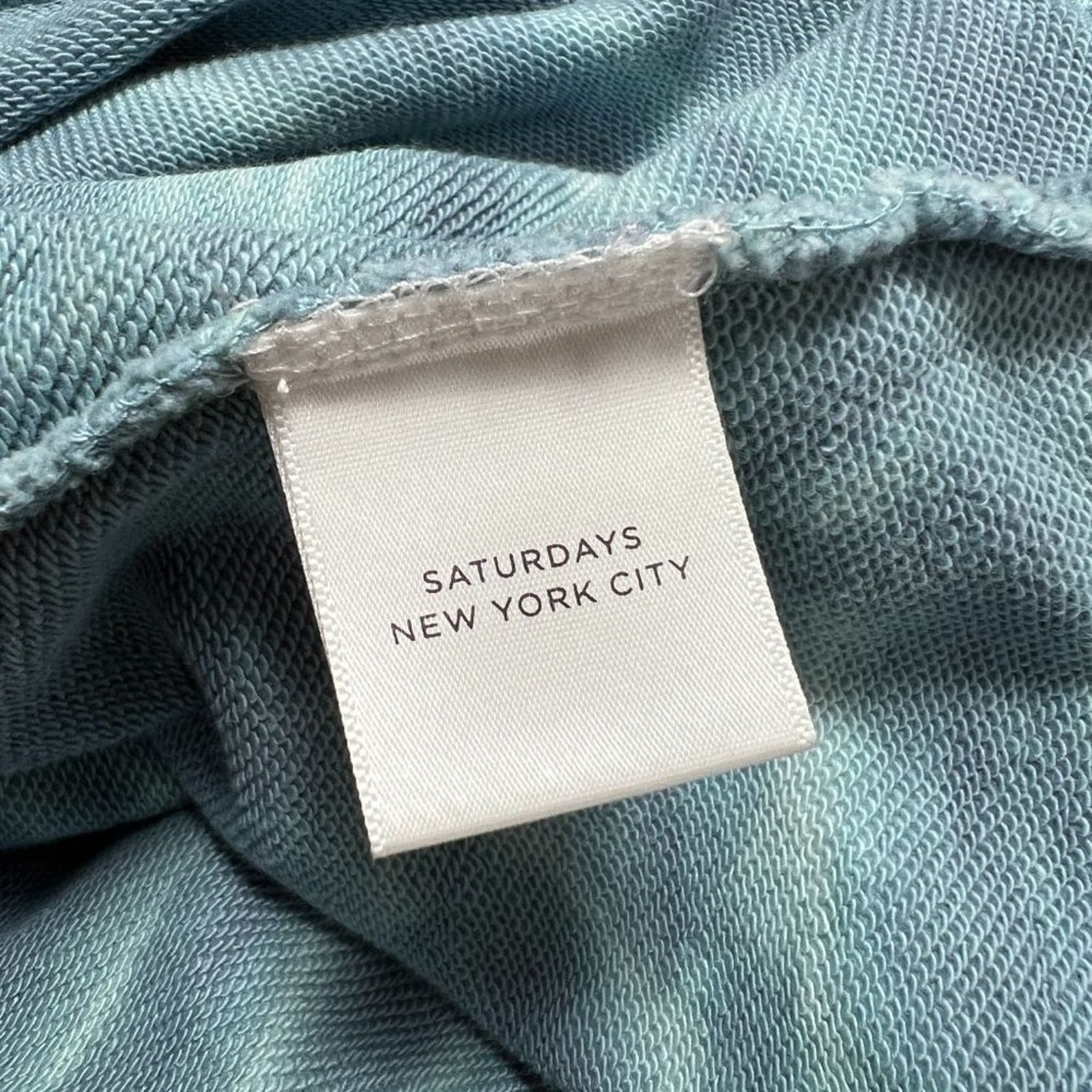 Saturdays NYC Saturdays NYC Tie Dye Sweatshirt Blue Green Size S Size US S / EU 44-46 / 1 - 6 Thumbnail