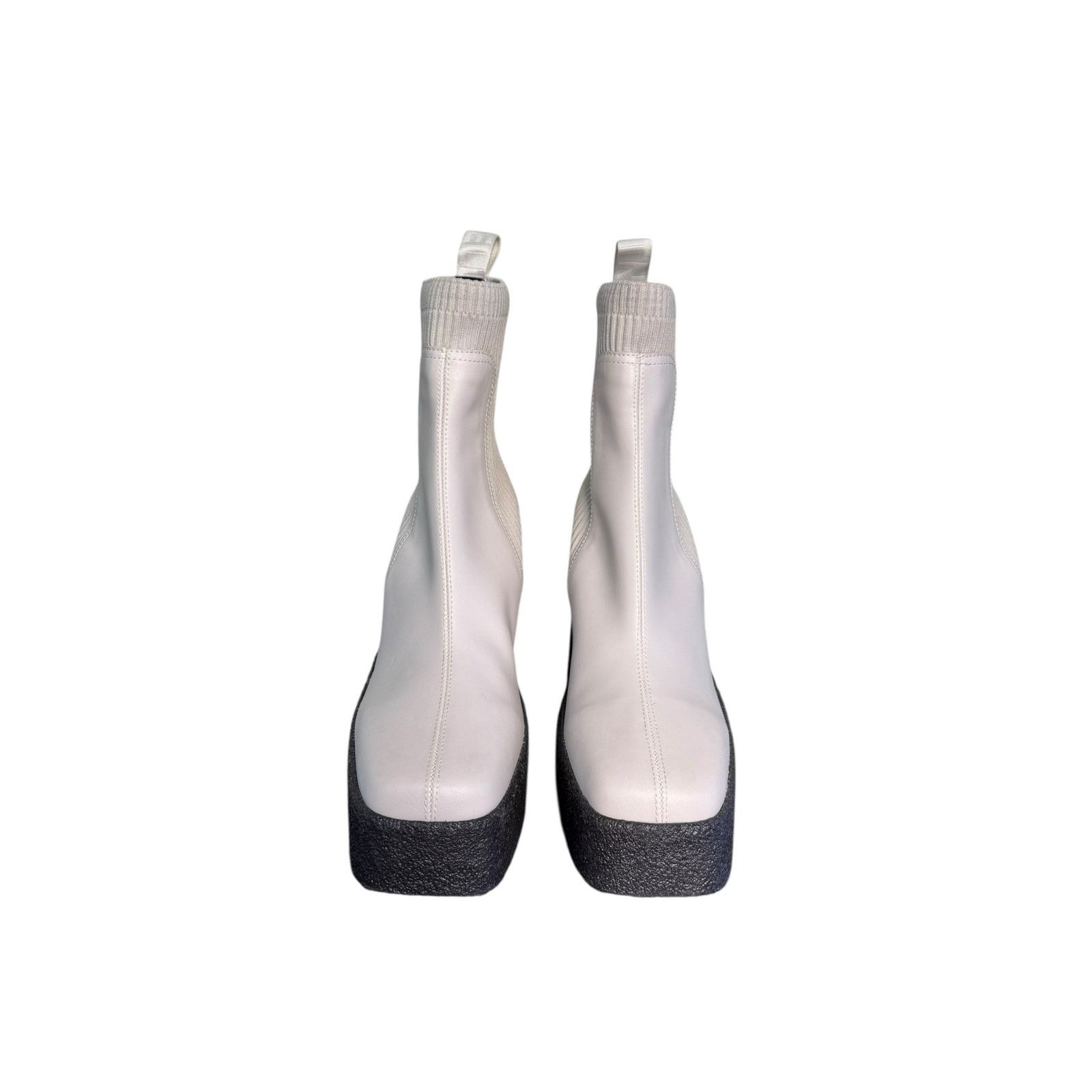 Stella McCartney Stella McCartney Skyla Alter Platform Ankle Boots Gray Sz 40 Size US 10 / IT 40 - 5 Thumbnail