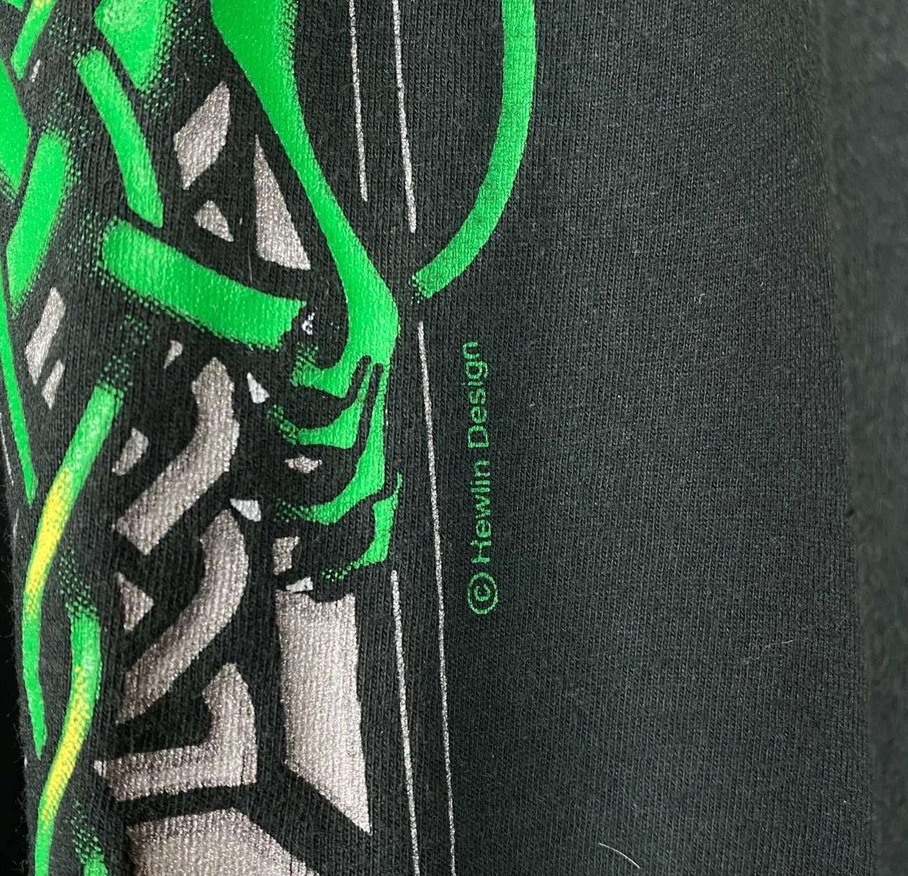 Vintage Hewlin Design Dragon Tee Men's Size XL Black Short Sleeve ` Size US XL / EU 56 / 4 - 6 Thumbnail
