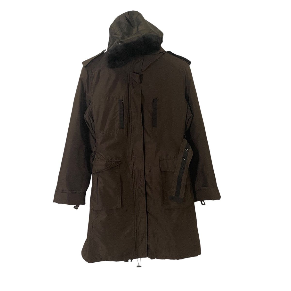 Balmain Vintage Balmain Fur Trench Coat Jacket Size L / US 10 / IT 46 - 1 Thumbnail