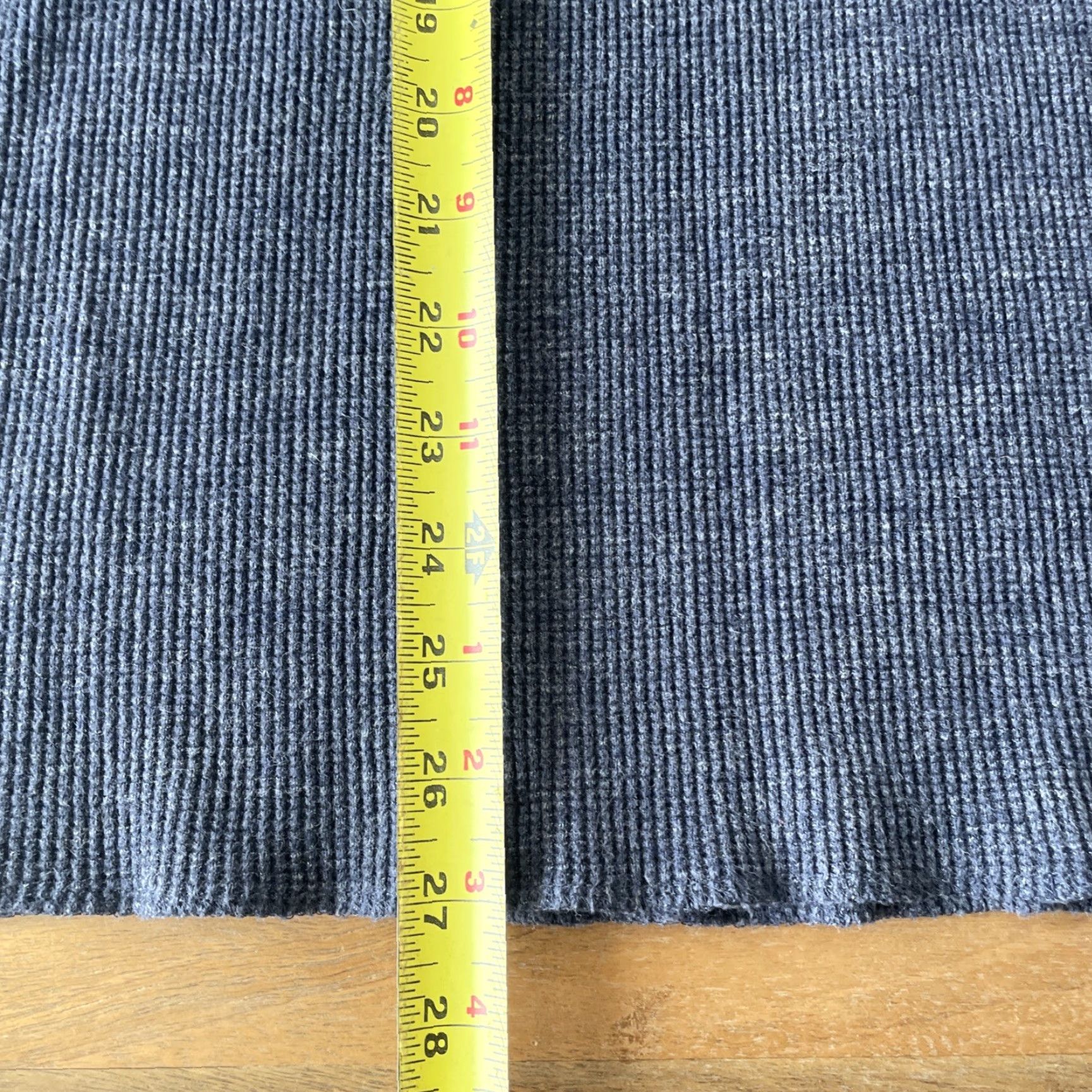 Wallace & Barnes Wallace & Barnes Thermal Henley T-Shirt Long Sleeve Blue, Size L, Men Size US L / EU 52-54 / 3 - 6 Thumbnail
