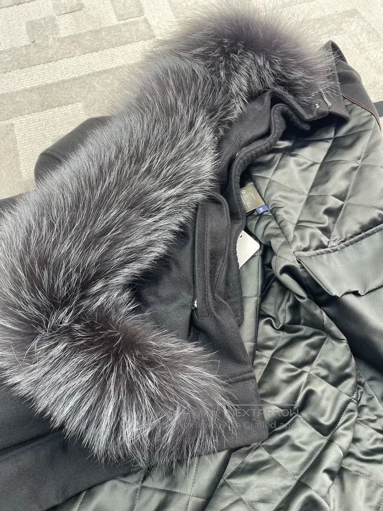 Loro Piana Loro Piana Hooded fur collar cashmere overcoat Size M / US 6-8 / IT 42-44 - 4 Thumbnail