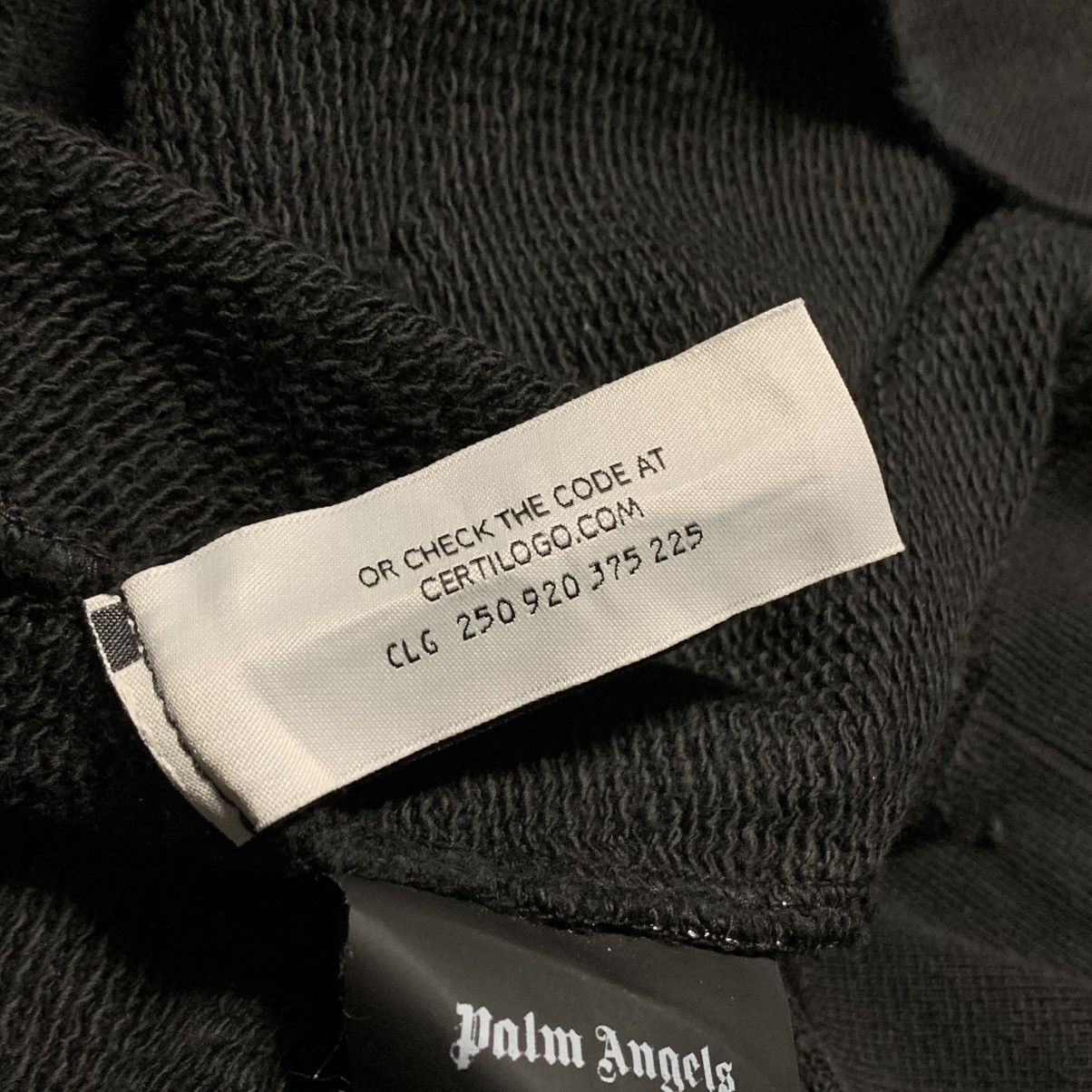 Palm Angels Palm Angels Medium Flame Logo Distressed Black Sweatshirt Size US M / EU 48-50 / 2 - 10 Thumbnail