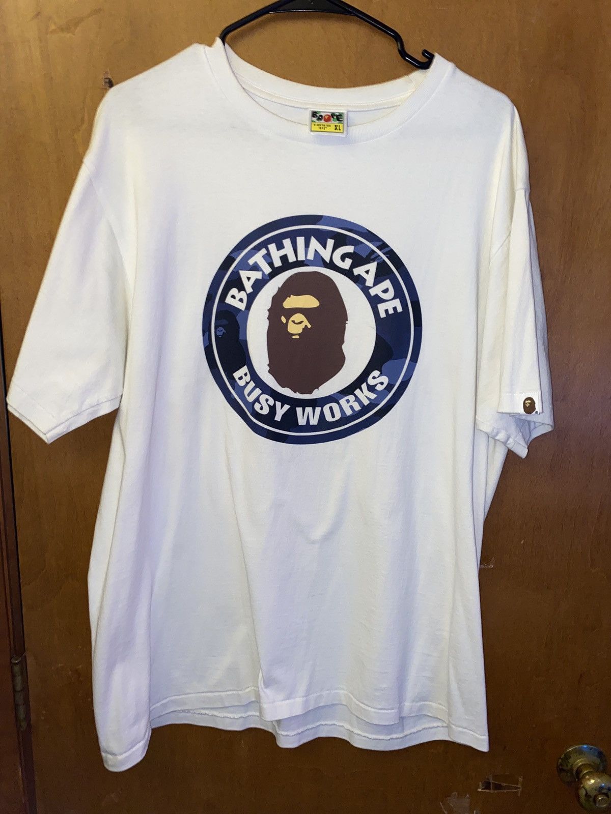 Bape BAPE Color Camo “Busy Works” White Tee! Size US XL / EU 56 / 4 - 1 Thumbnail