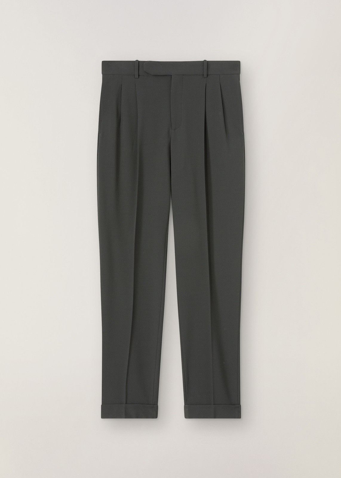 image of Loro Piana O1Loc1C0124 Wool Trouser In Dark Grey, Men's (Size 30)