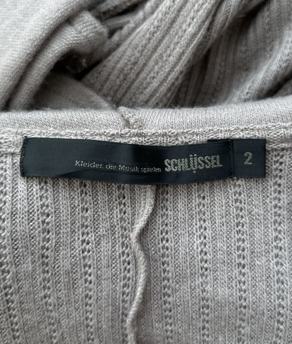 Japanese Brand × Schlussel Schlussel Luxury Women's Cardigan Sweater Jumper Size 2 Size M / US 6-8 / IT 42-44 - 6 Thumbnail