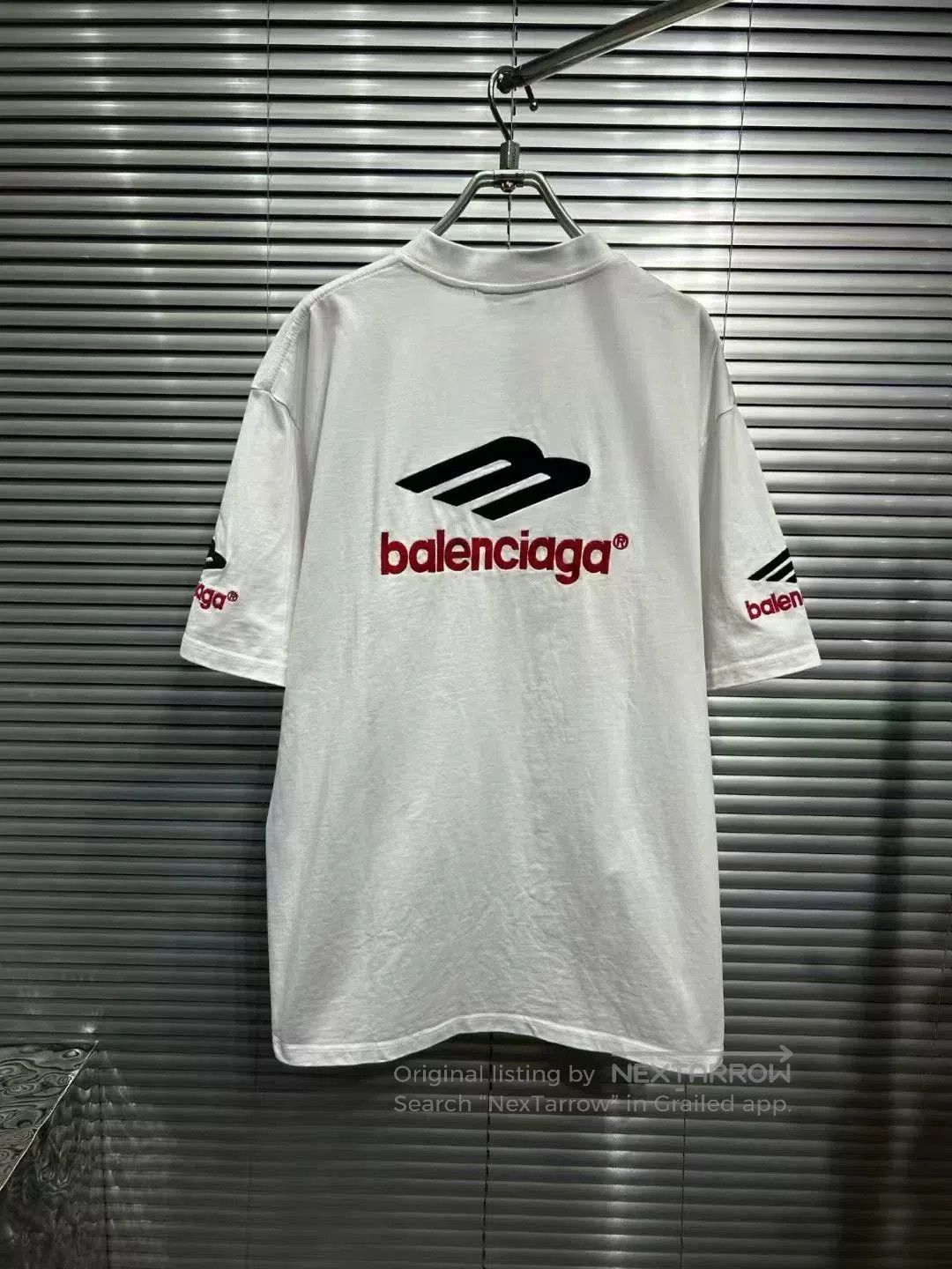 Balenciaga Balenciaga 3B Logo White Short. Size US L / EU 52-54 / 3 - 2 Thumbnail