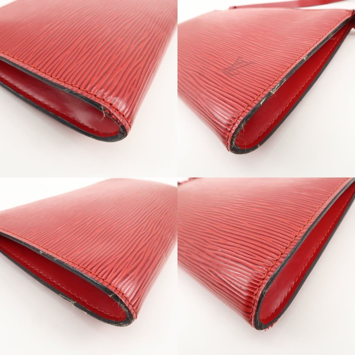 Louis Vuitton Louis Vuitton Epi Pochette Accessoires Pouch Leather Red Size ONE SIZE - 5 Thumbnail