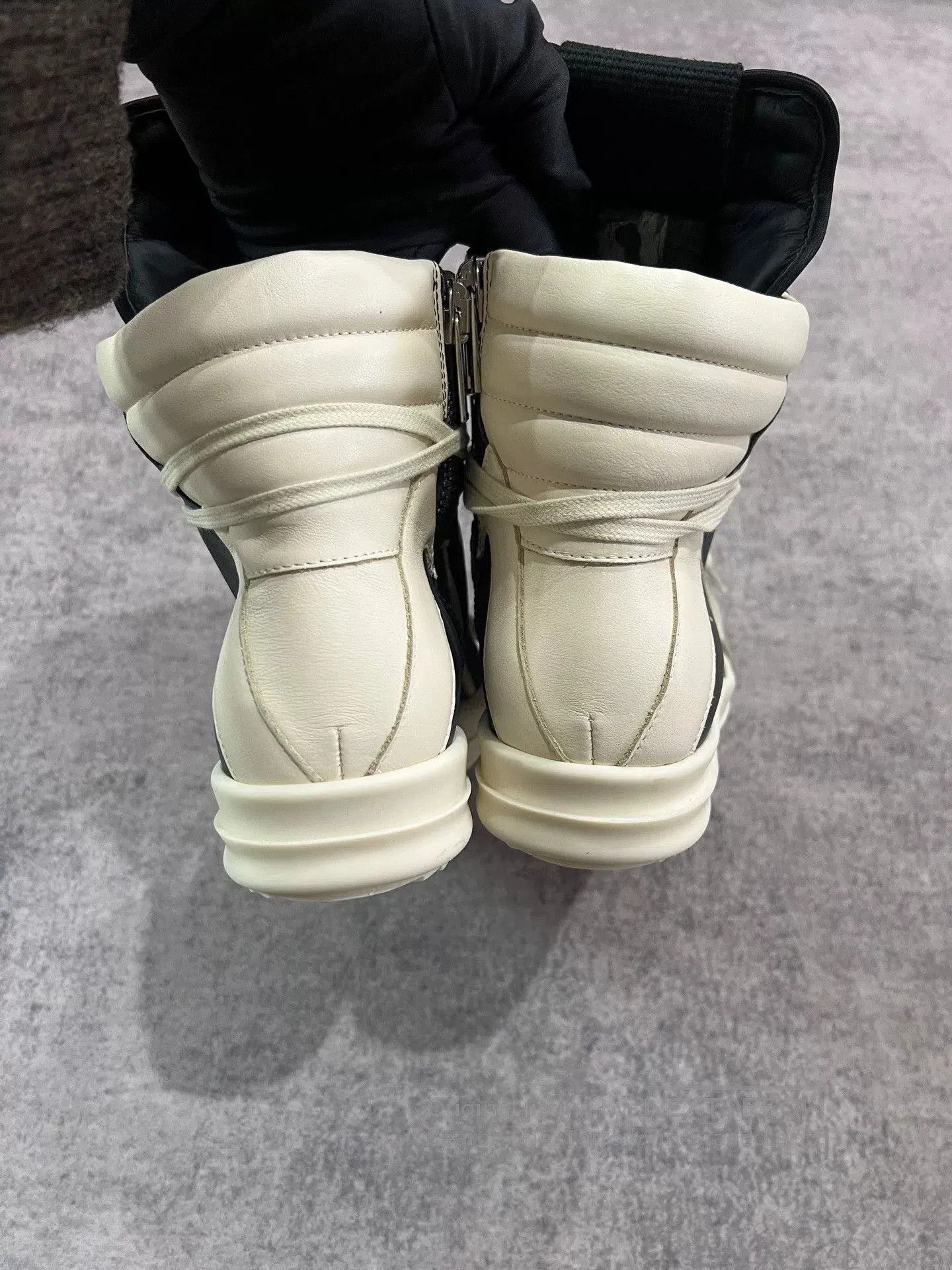 Rick Owens rick owens black and white high. Size US 6.5 / EU 39-40 - 5 Thumbnail