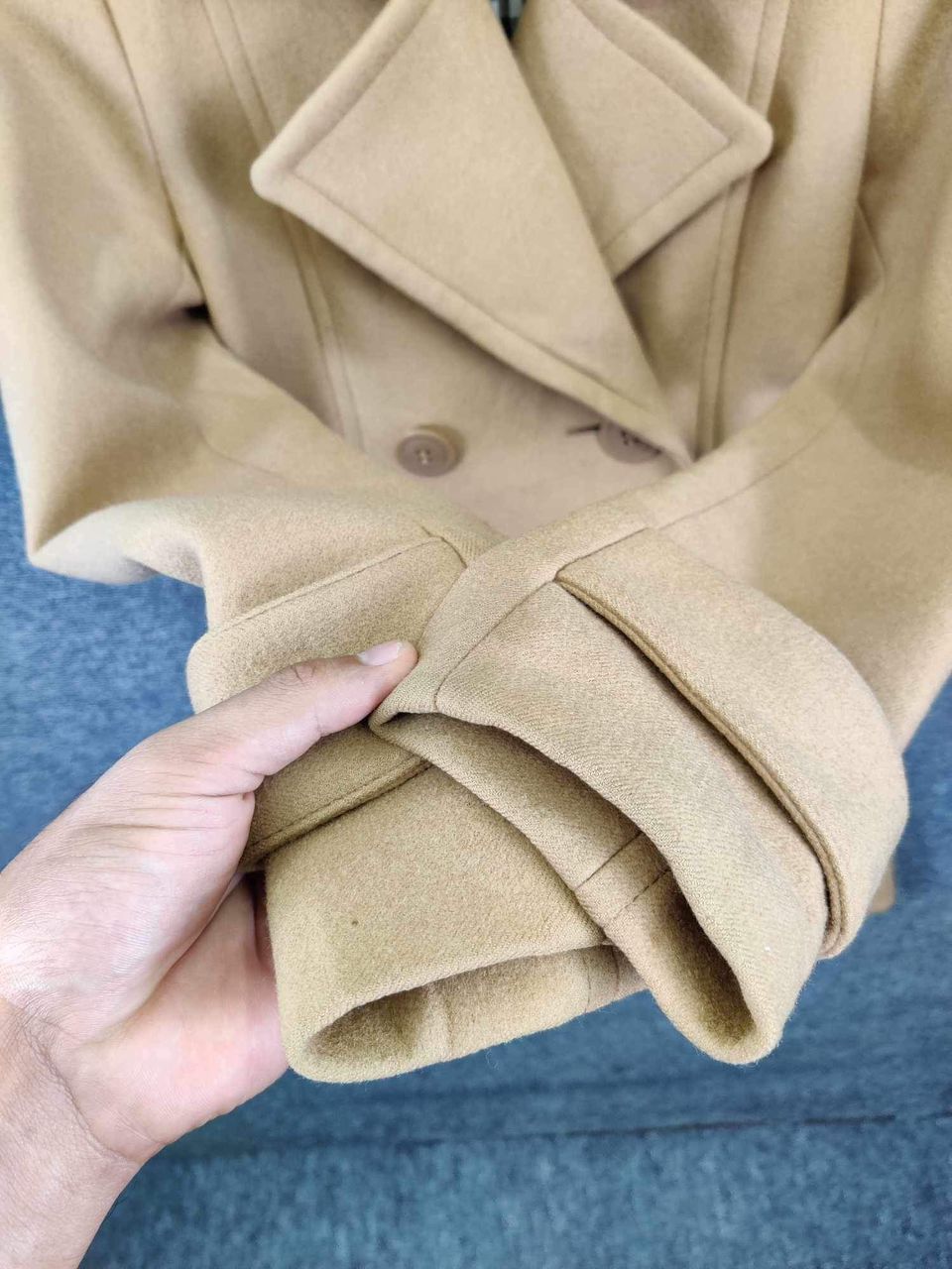 Burberry Burberry Blue Label Nova Check Wool Double Breasted Coat Size US S / EU 44-46 / 1 - 10 Thumbnail