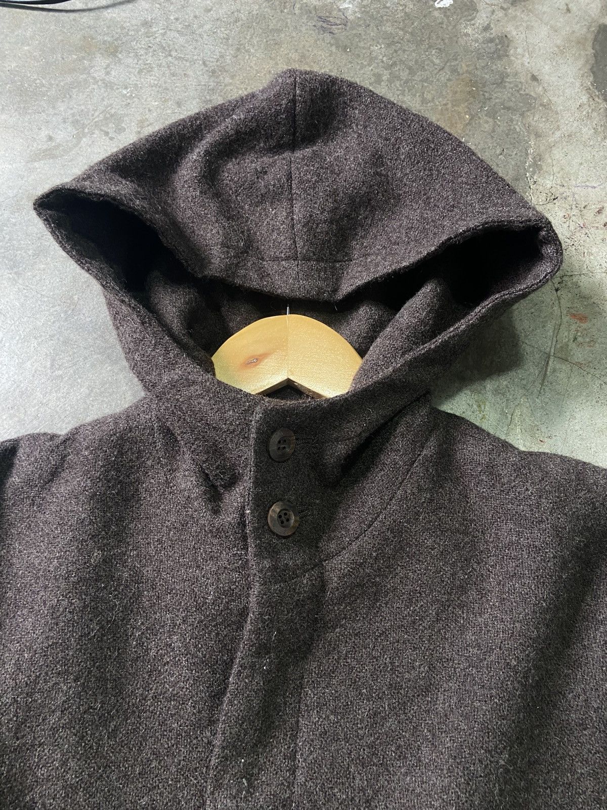 Issey Miyake 🔥🔥 Pour Deux Hoodie Wool Crop Jacket Size L / US 10 / IT 46 - 9 Thumbnail