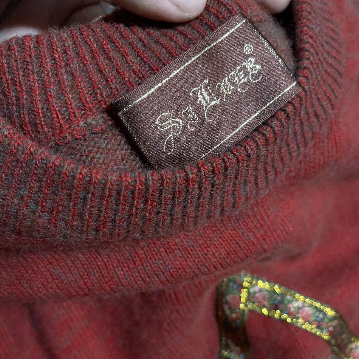 Kapital Vintage Japan Sweater Alpaca Wool with Gold Embroidery sz L Size US L / EU 52-54 / 3 - 6 Thumbnail