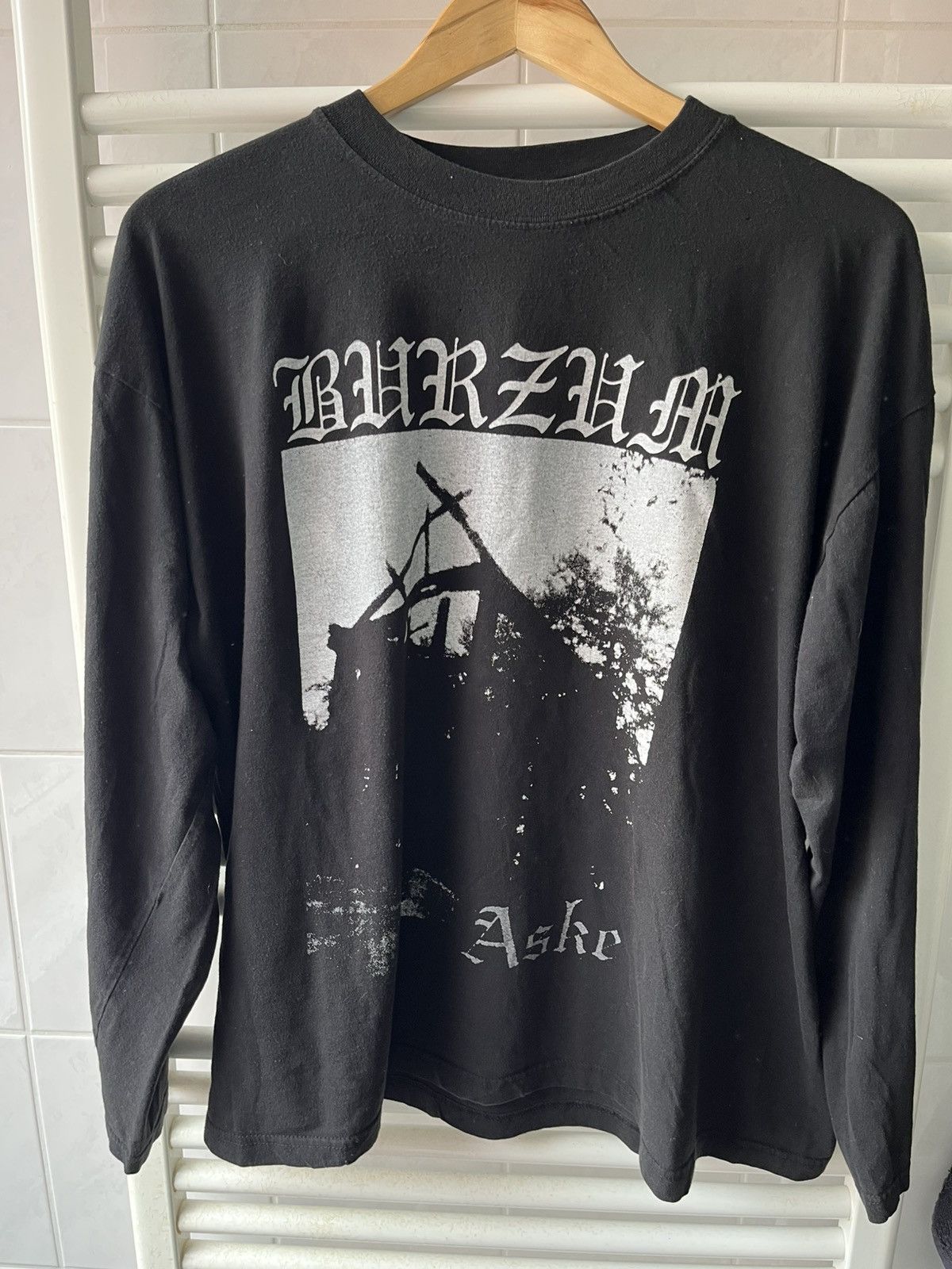 Band Tees vintage burzum 1993 aske longsleeve Size US L / EU 52-54 / 3 - 2 Thumbnail