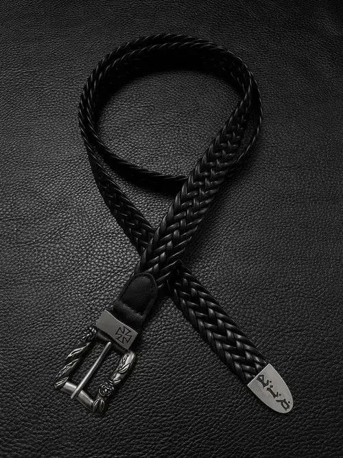 Jewelry Braided Leather Belt Size ONE SIZE - 2 Thumbnail