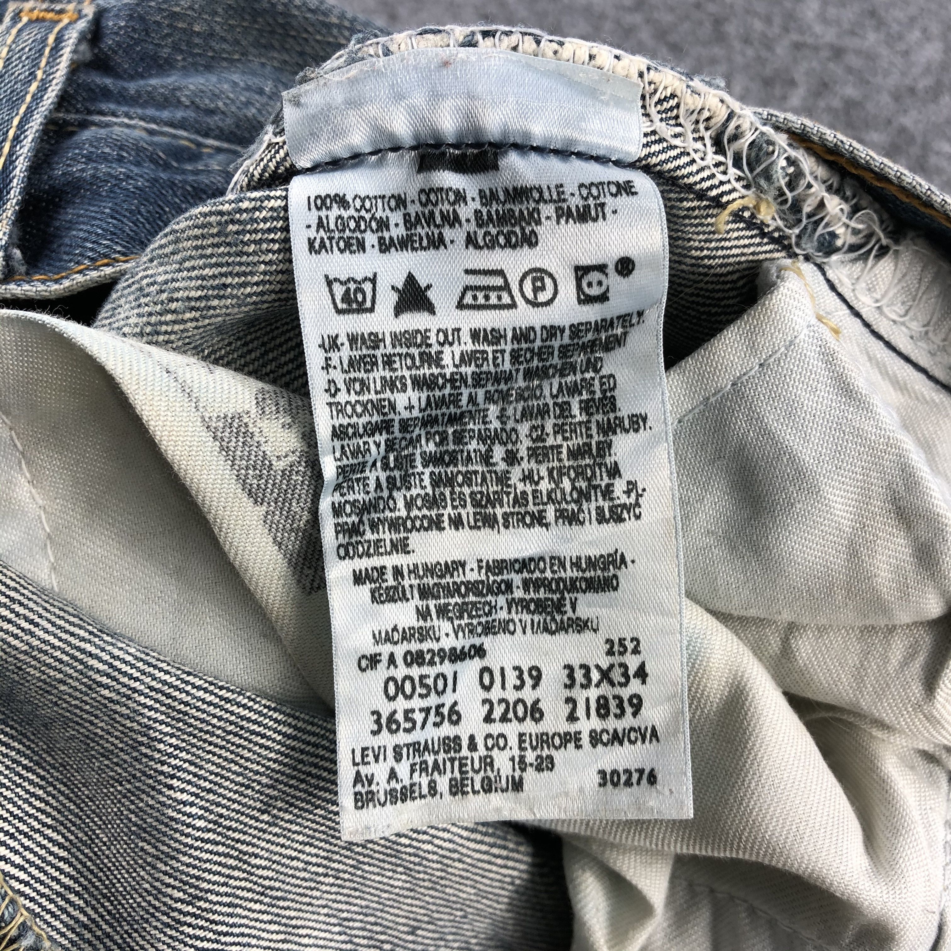 Levi's Vintage Levis 501 Jeans-JM856 Size US 32 / EU 48 - 8 Thumbnail