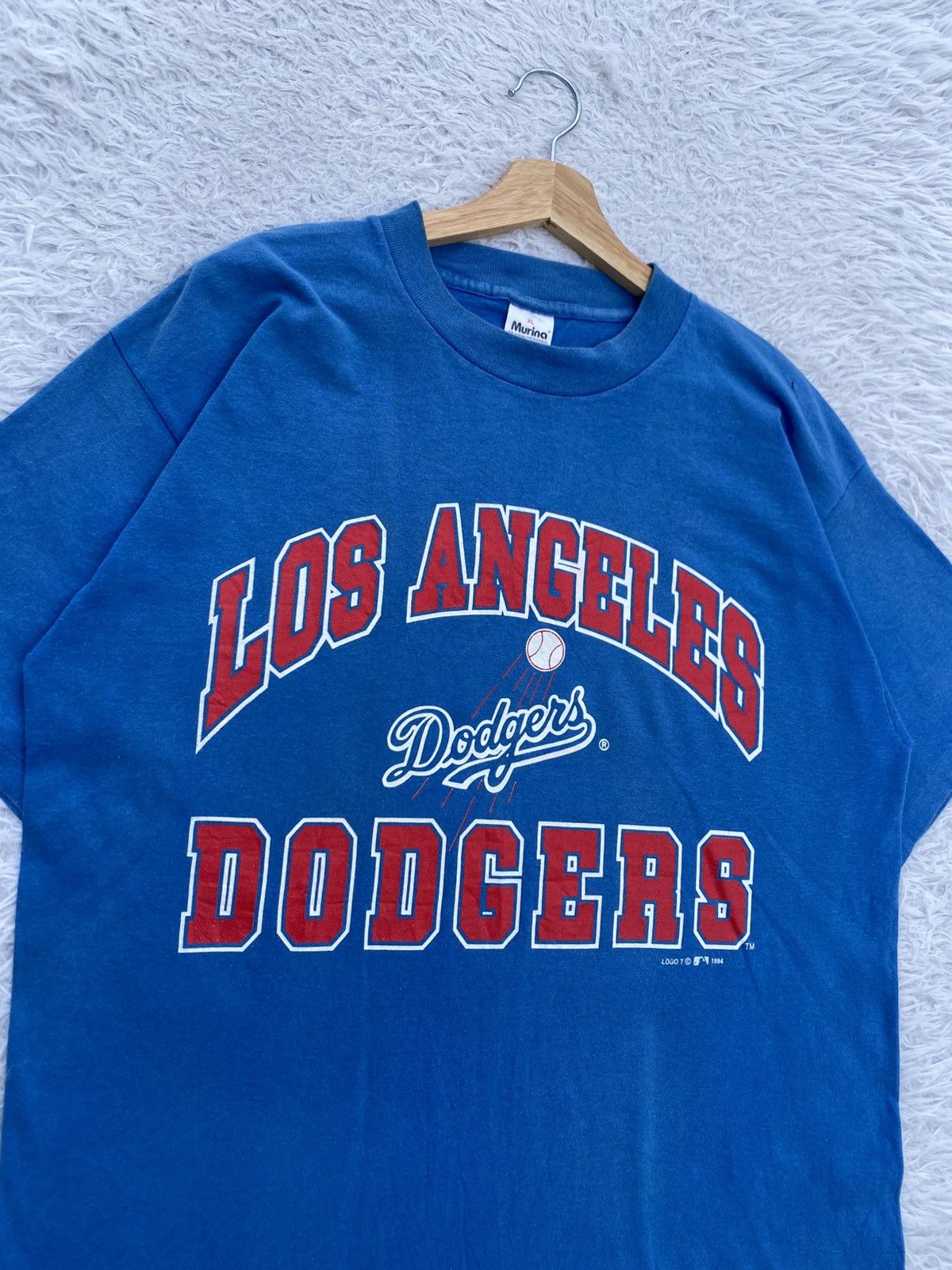 MLB Rare Vintage 1994 Los Angeles Dodgers MLB Tshirt Size US L / EU 52-54 / 3 - 7 Thumbnail