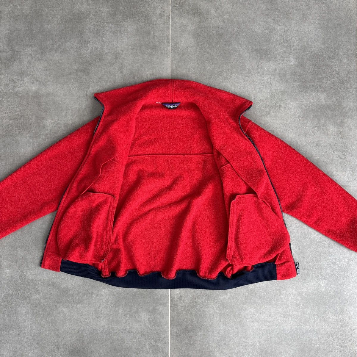 Patagonia Vintage Patagonia Zip Fleece Jacket Red Size S Size US S / EU 44-46 / 1 - 14 Thumbnail