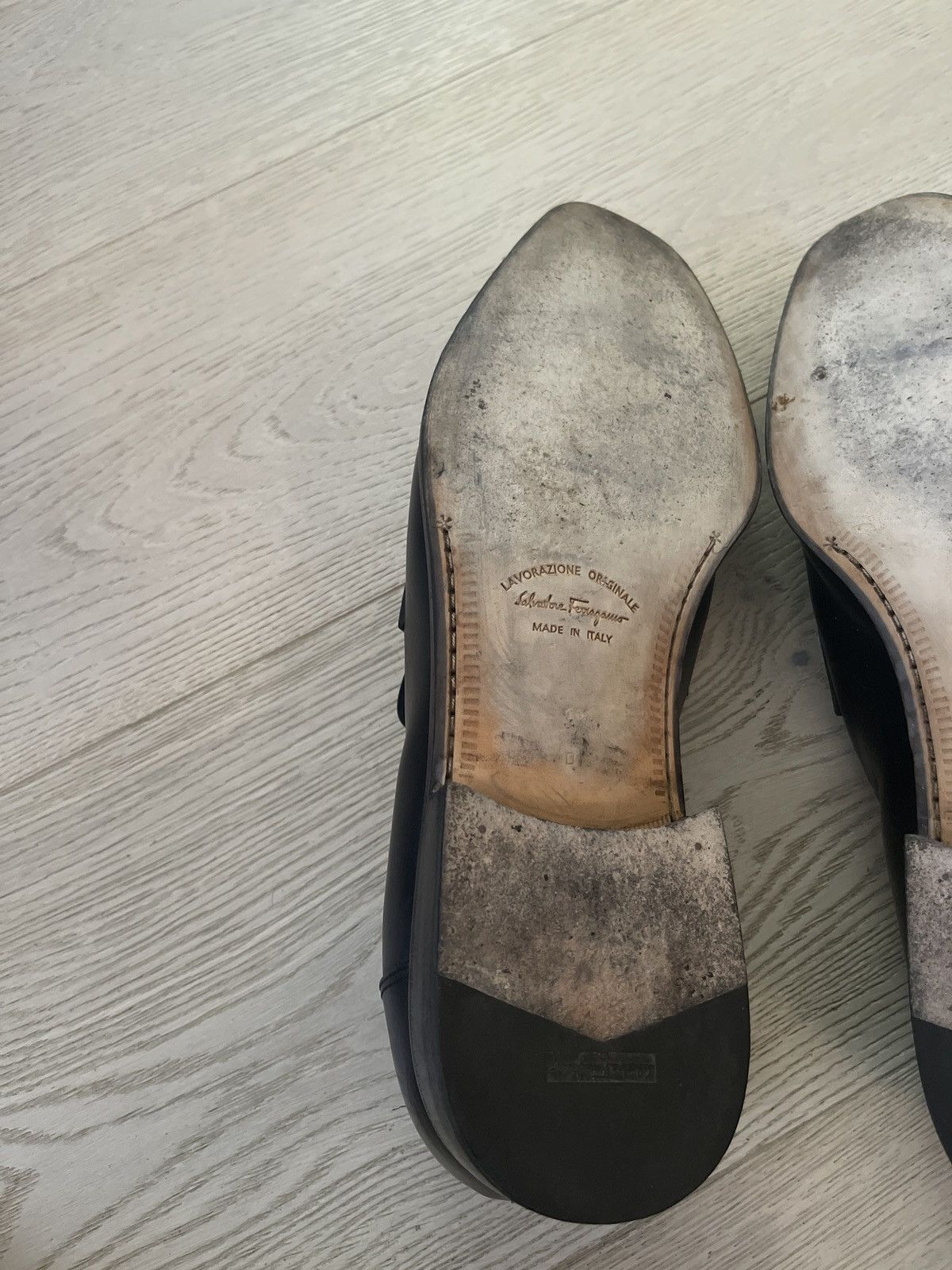 Salvatore Ferragamo RARE SIZE 17 FERRAGAMO PENNY LOAFERS Size US 15 / EU 48 - 6 Thumbnail