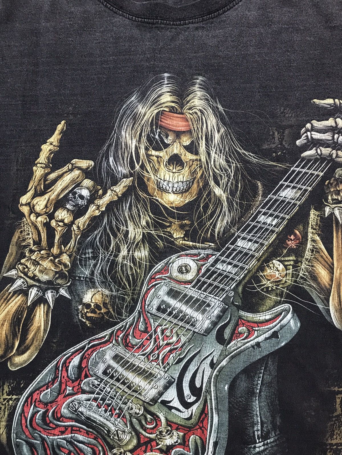Vintage Vintage Rock Skull T Shirt Size US XL / EU 56 / 4 - 6 Thumbnail