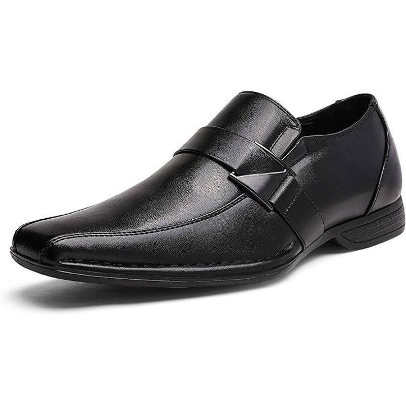 Other Bruno Marc Men's Size 13 Black Faux Leather Dress Loafers Size US 13 / EU 46 - 1 Thumbnail