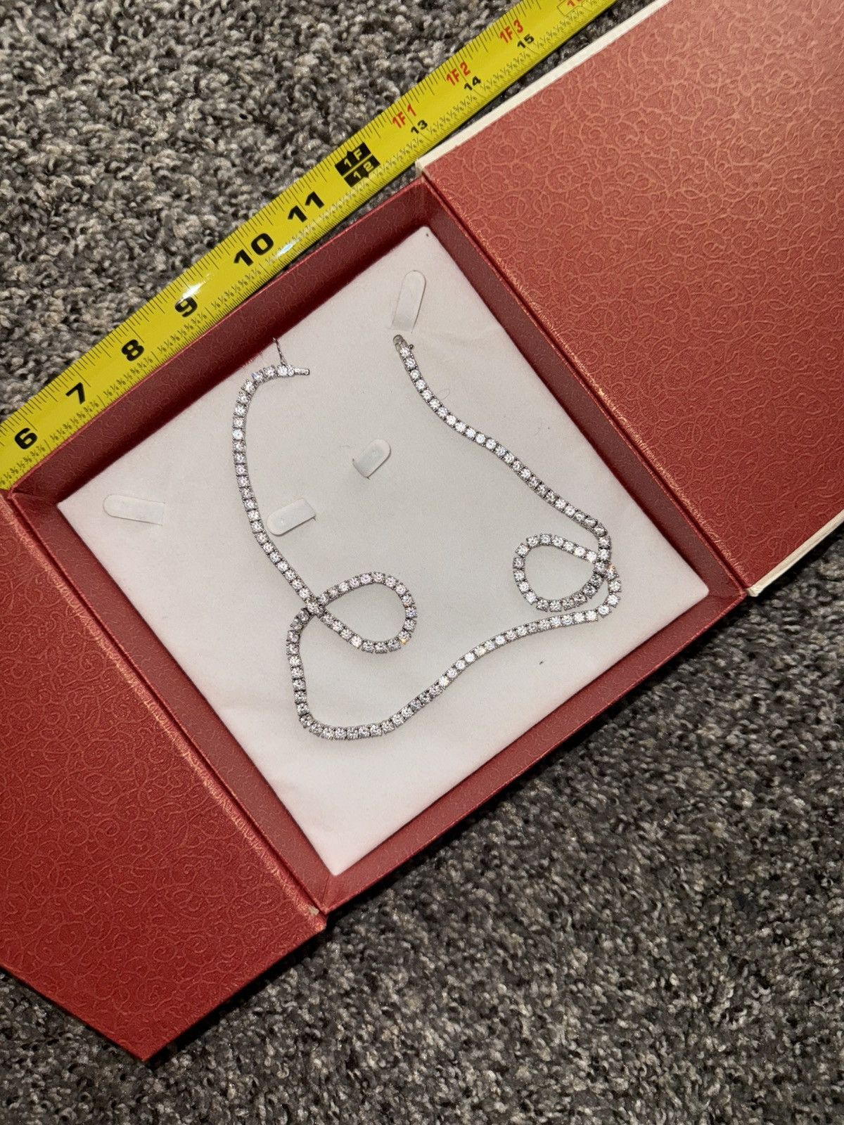 Other Silver Tone Diamond Tennis Chain Size ONE SIZE - 5 Thumbnail