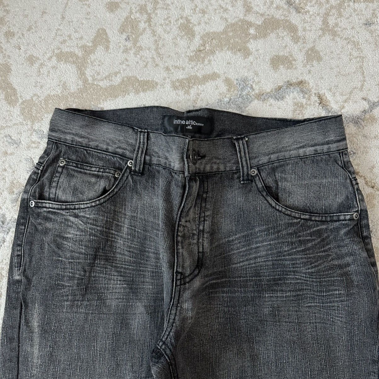 In The Attic rare 00s In The Attic Japanese Archive Faded Black Denim Size US 34 / EU 50 - 3 Thumbnail