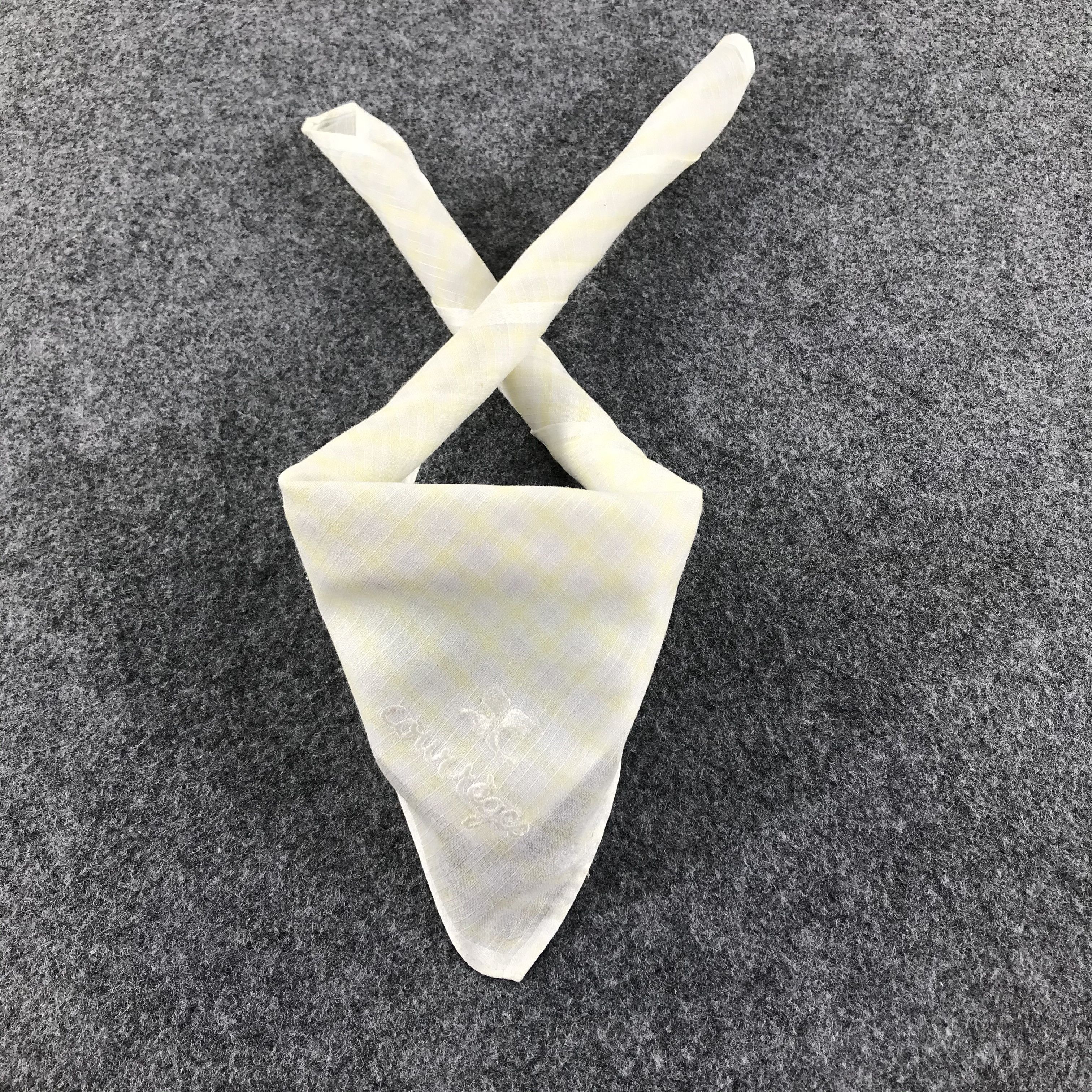 Courreges × Vintage Courreges Handkerchief Neckerchief Bandana H221 Size ONE SIZE - 3 Thumbnail