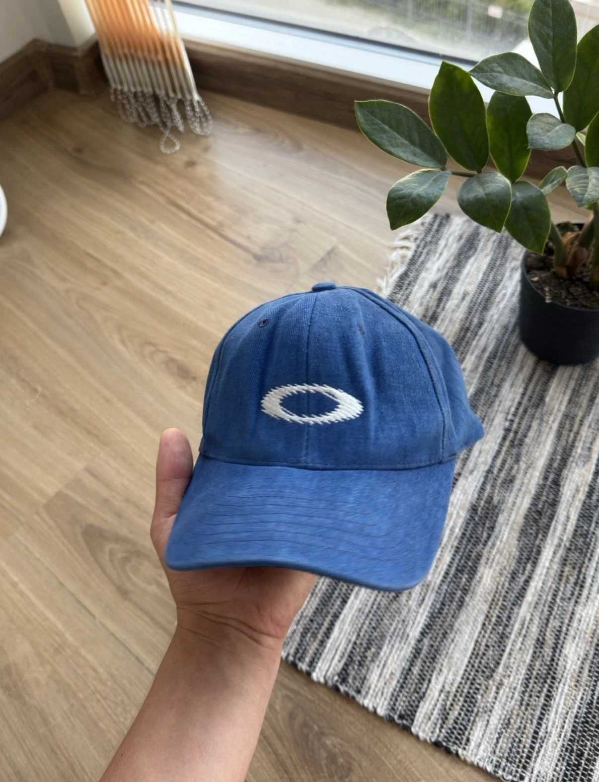 Oakley Oakley Vintage Software Rare Blue Baseball Classic Cap Hat Size ONE SIZE - 2 Thumbnail