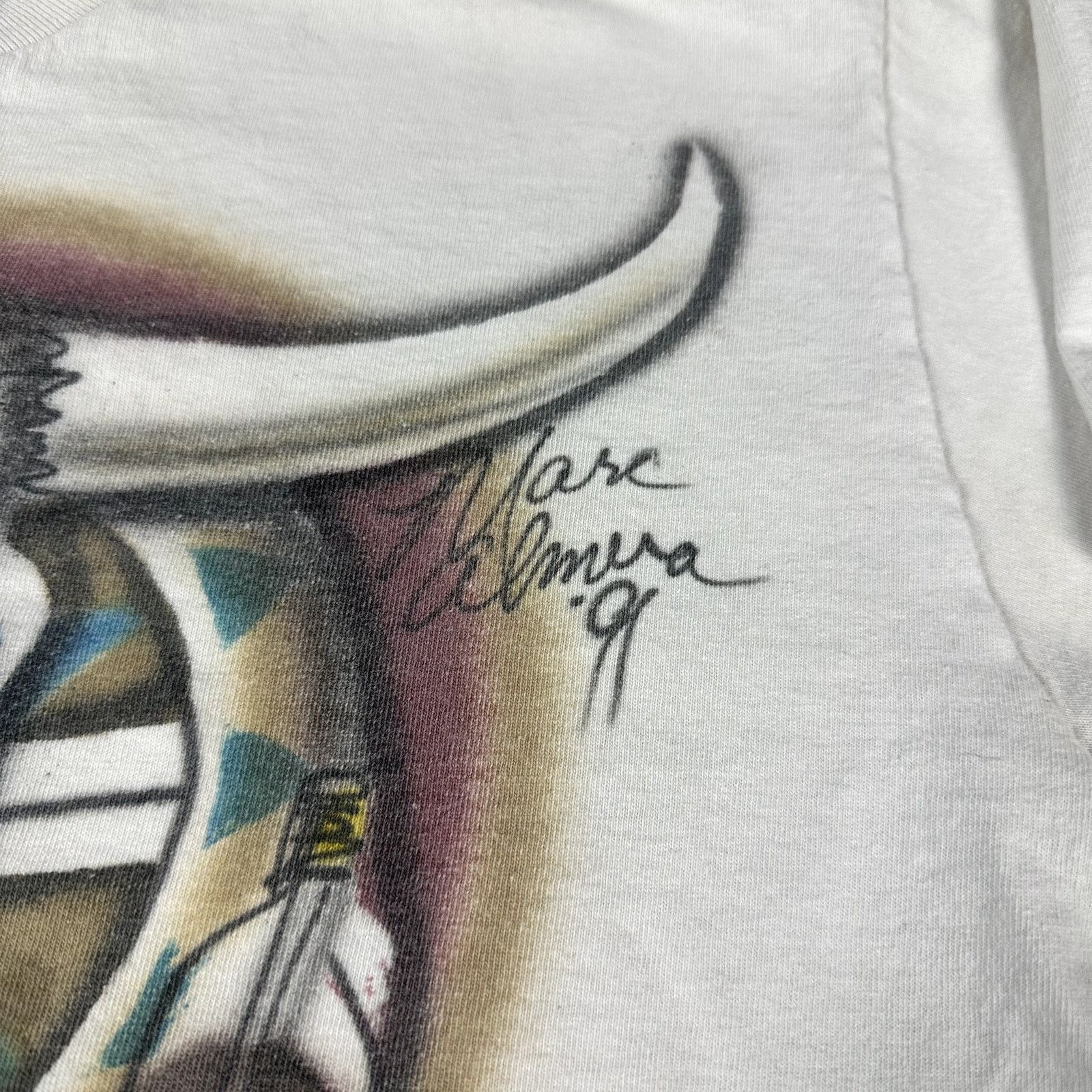Anvil × Vintage Vintage Native American Airbrush Shirt Size Large (19.5x26) Size US L / EU 52-54 / 3 - 6 Thumbnail