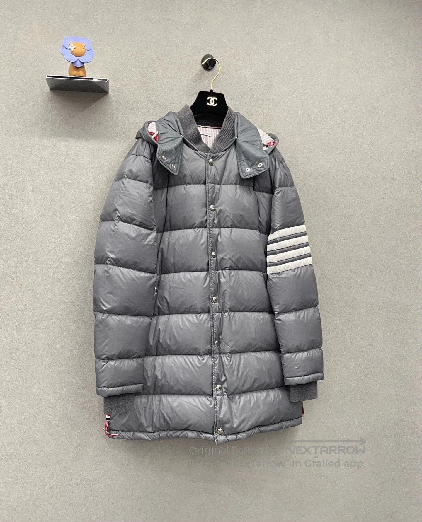Thom Browne gray long puffer coat size 4 by TB. Size US L / EU 52-54 / 3 - 3 Thumbnail