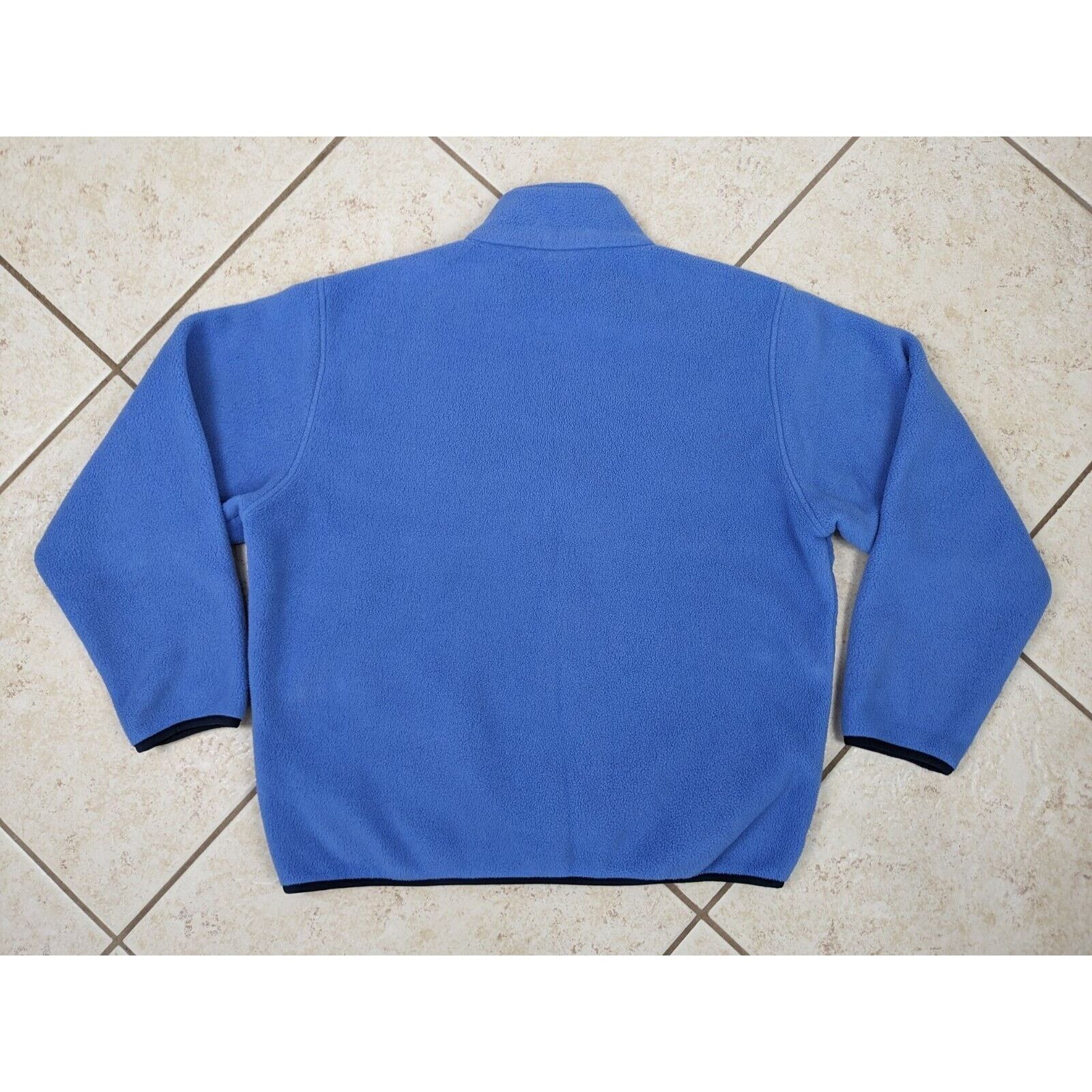 L.L. Bean Vtg LL Bean Jacket Light Blue Lavender Fleece Zip Polartec Size L / US 10 / IT 46 - 12 Thumbnail