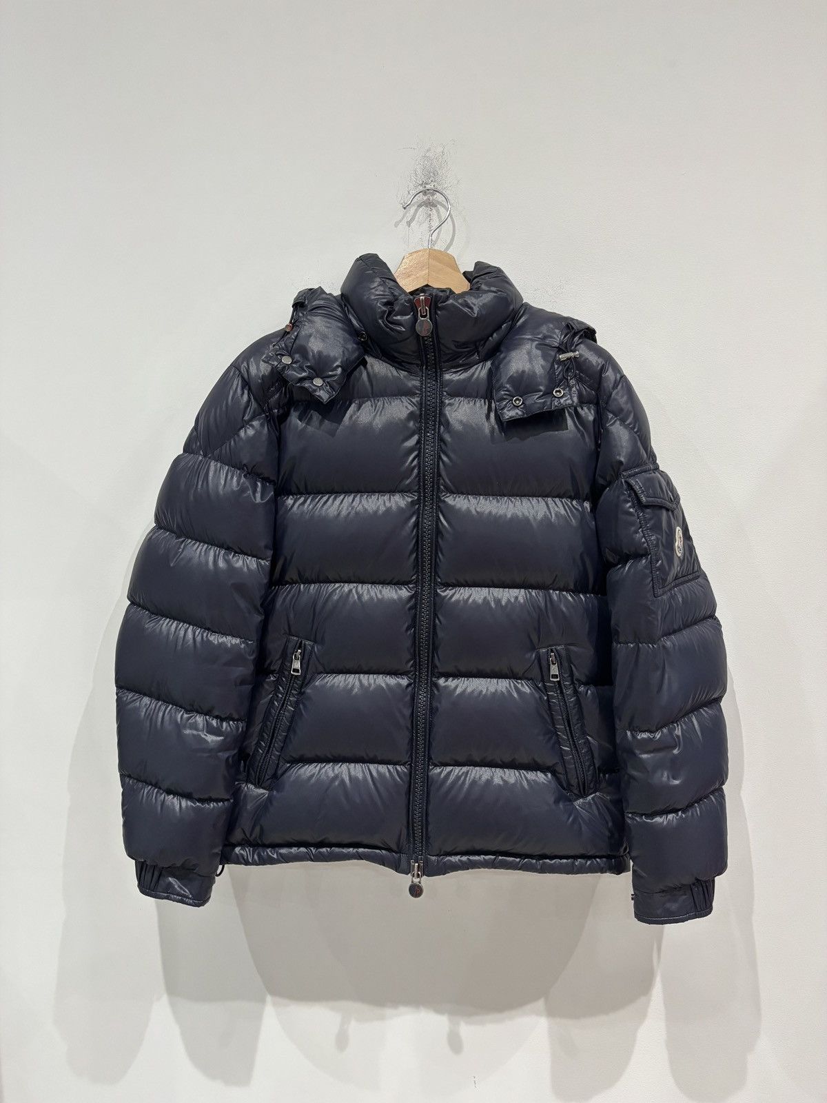 Moncler Moncler Maya Down Jacket Navy Blue Size: 1 / S Size US S / EU 44-46 / 1 - 1 Thumbnail
